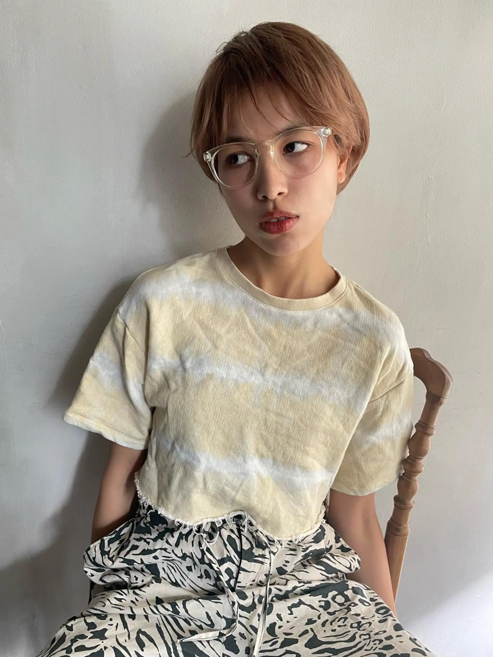 ショート カラー カット ヘアカラー トリートメント ショート/ボブ専門 宮脇美奈/南船場のヘアスタイル