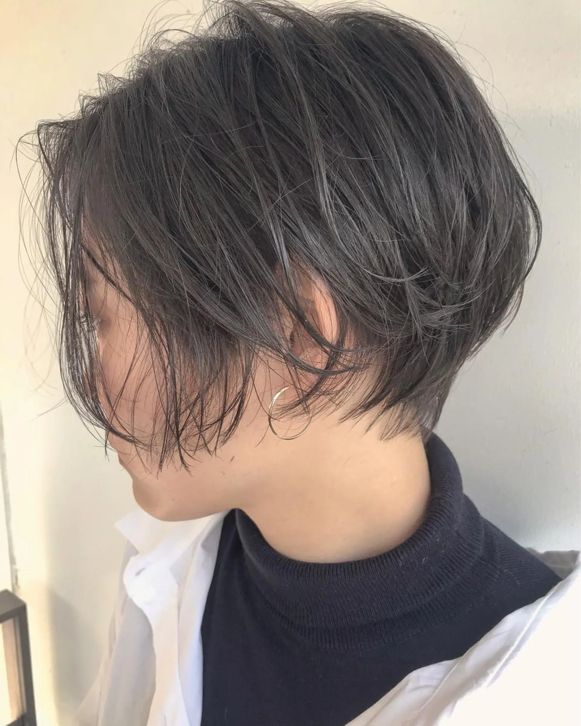 ショート カラー カット トリートメント ショート/レイヤー なら石井知希のヘアスタイル