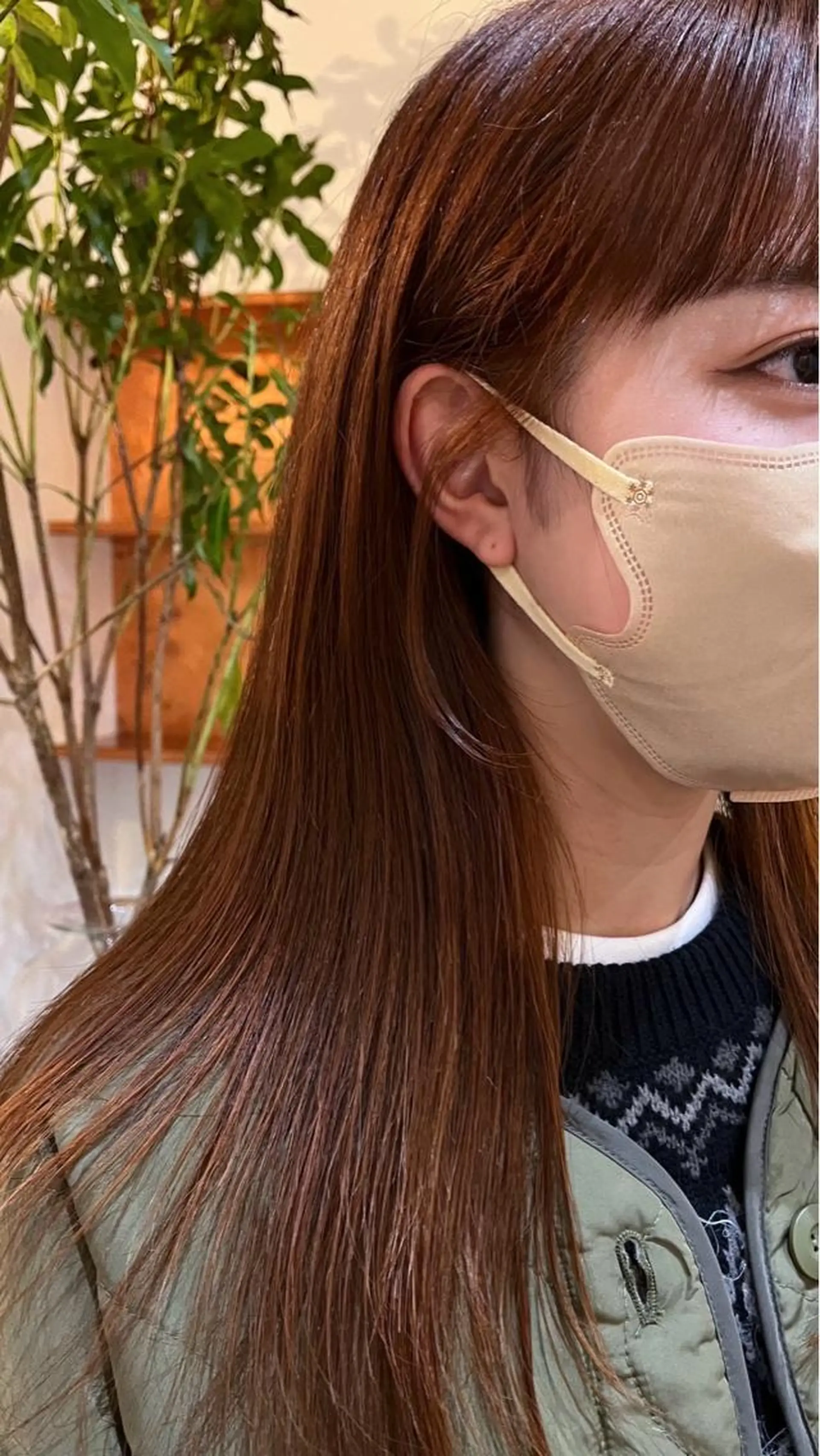 ミディアム KOCHAB 中村穂風のヘアスタイル