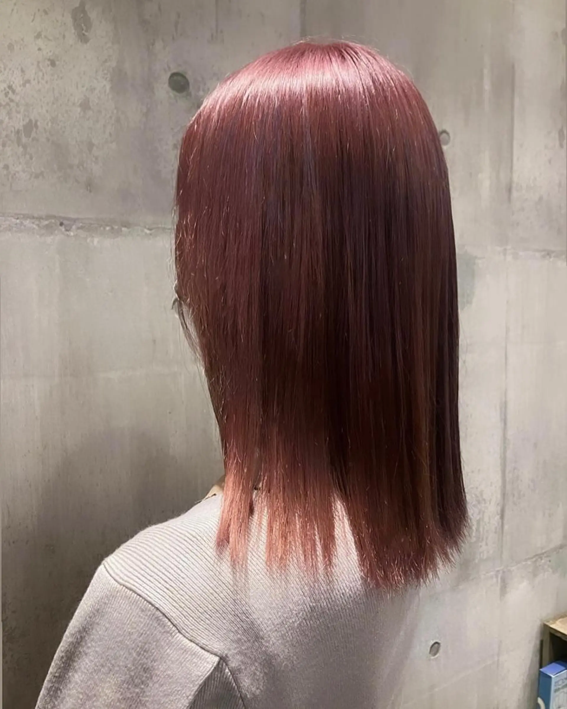カラー ピンクカラー カット ヘアカラー えばら まい/attraのヘアスタイル