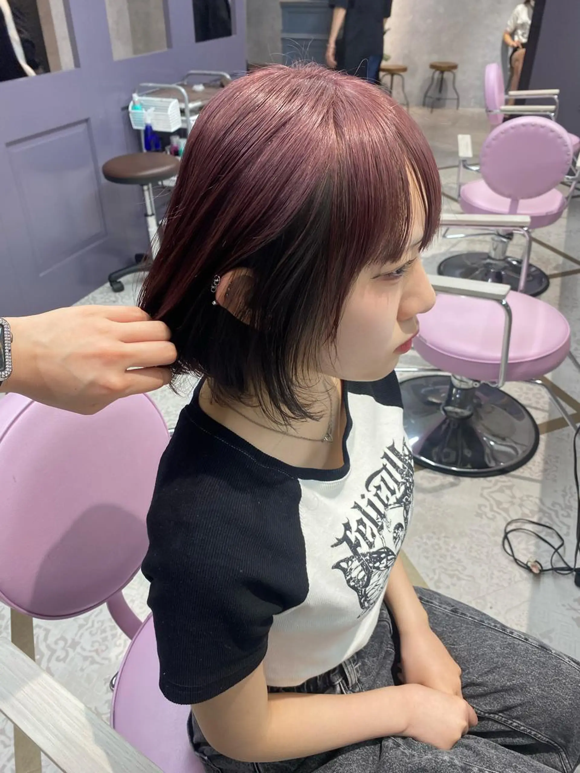 カラー ヘアカラー エクステ&"盛れる" 艶髪✨SYURIのヘアスタイル