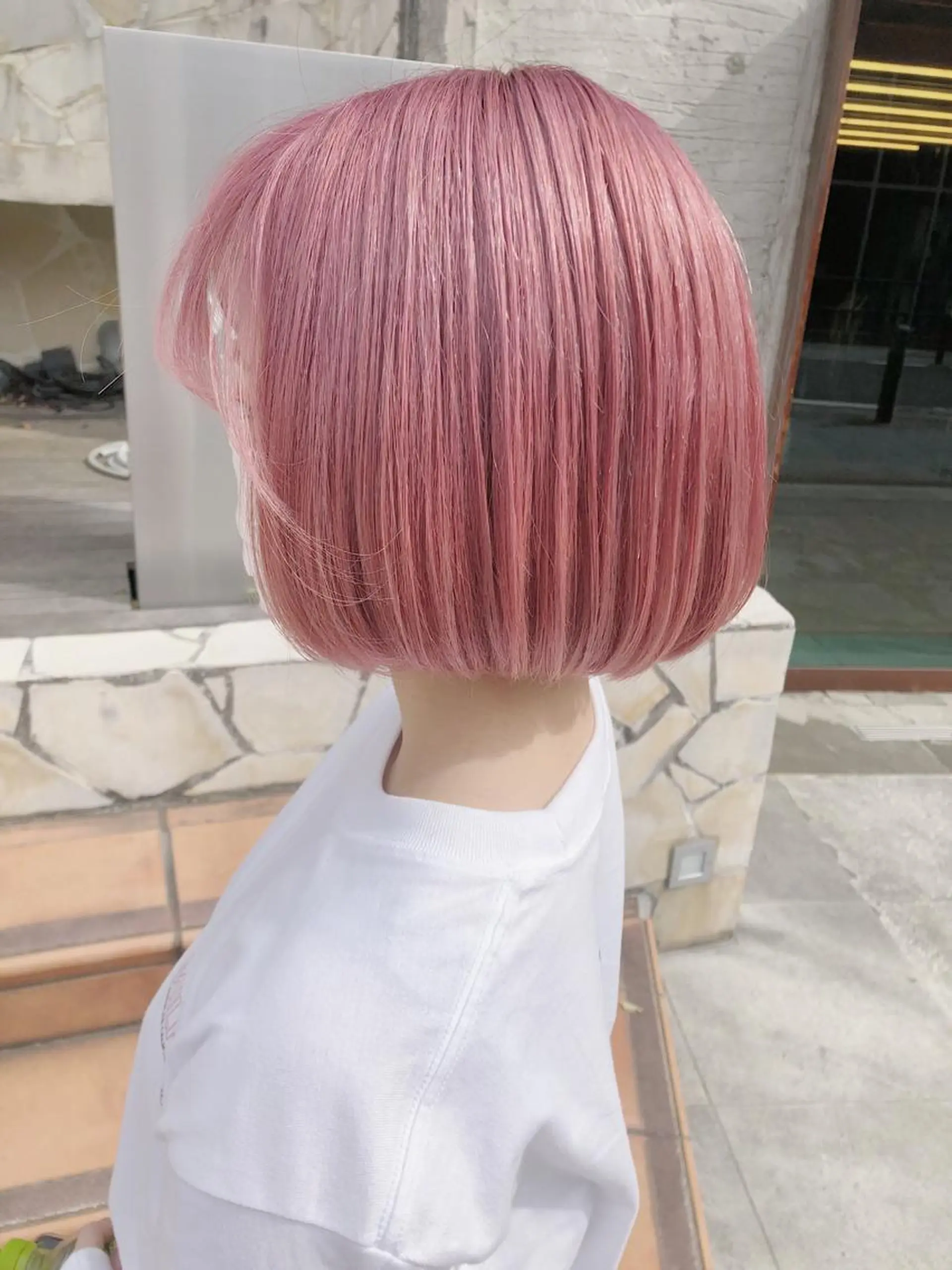 ショート カラー ヘアアレンジ メンズ キッズ ヘアカラー トリートメント 💟Chloe原宿店 🩶ハイトーンのヘアスタイル