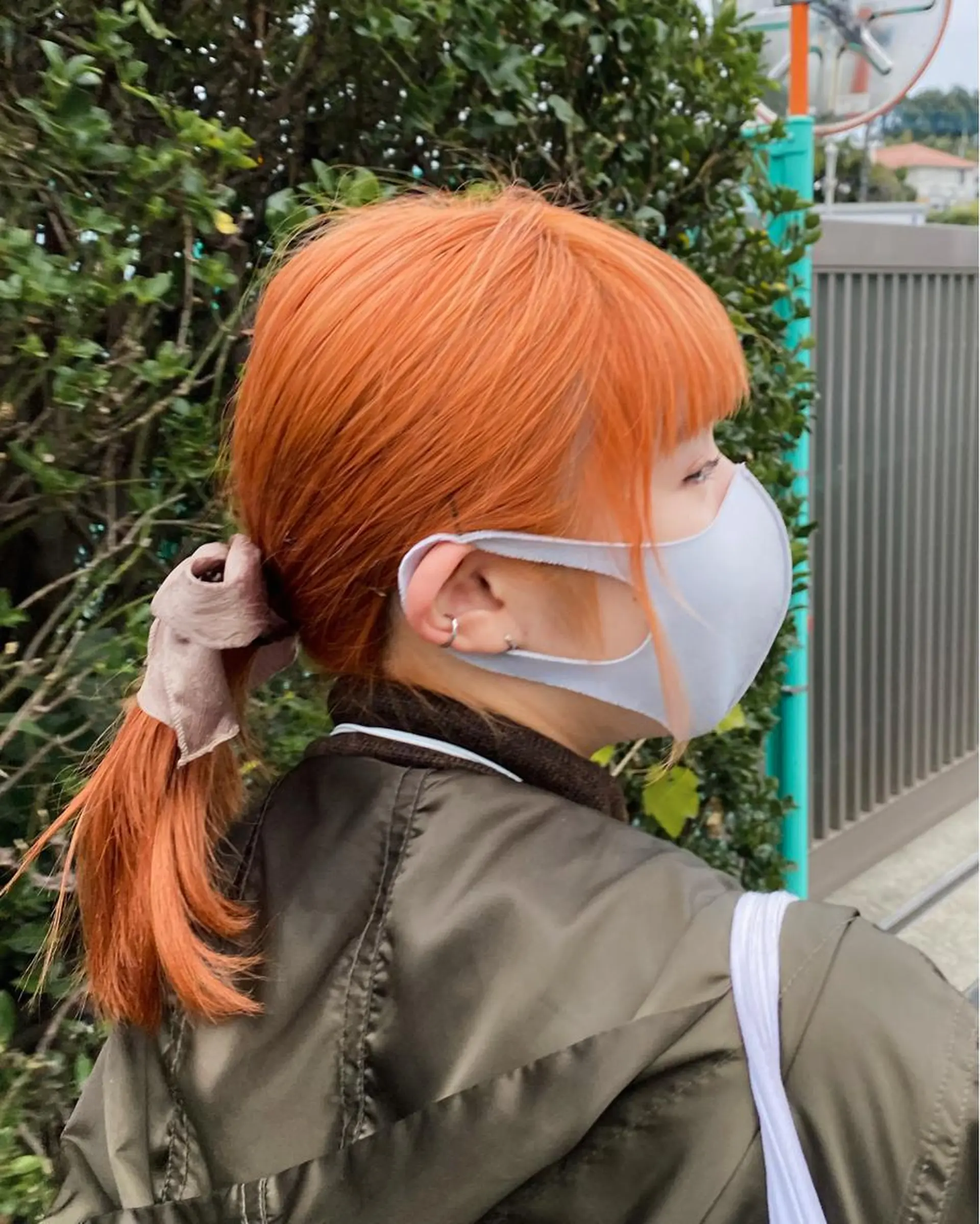 ミディアム カラー salowin 渋谷　joule所属・美髪矯正 韓国レイヤーのヘアスタイル