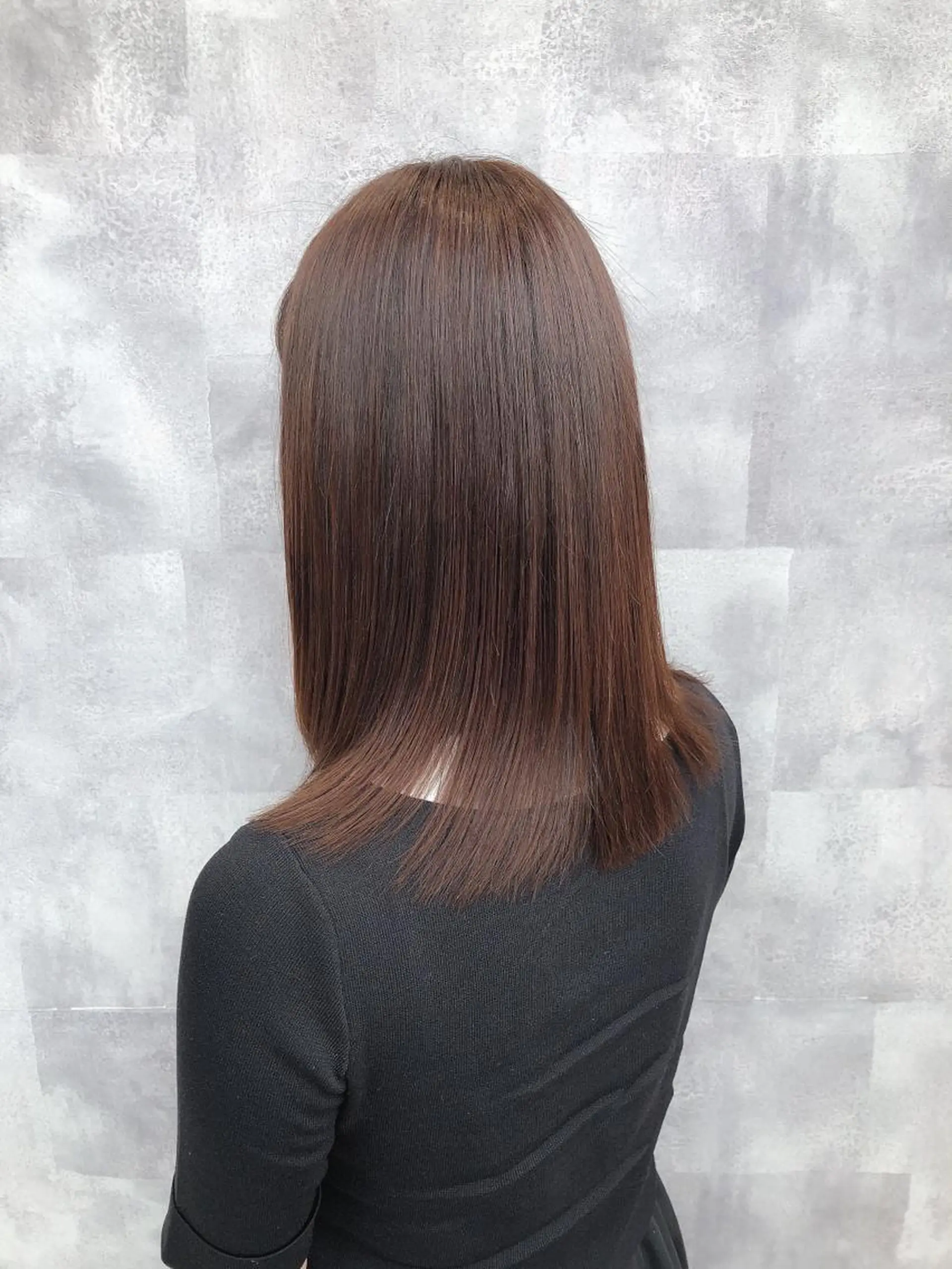 セミロング トリートメント 🔸縮毛矯正/髪質 改善カラー石崎🔸のヘアスタイル