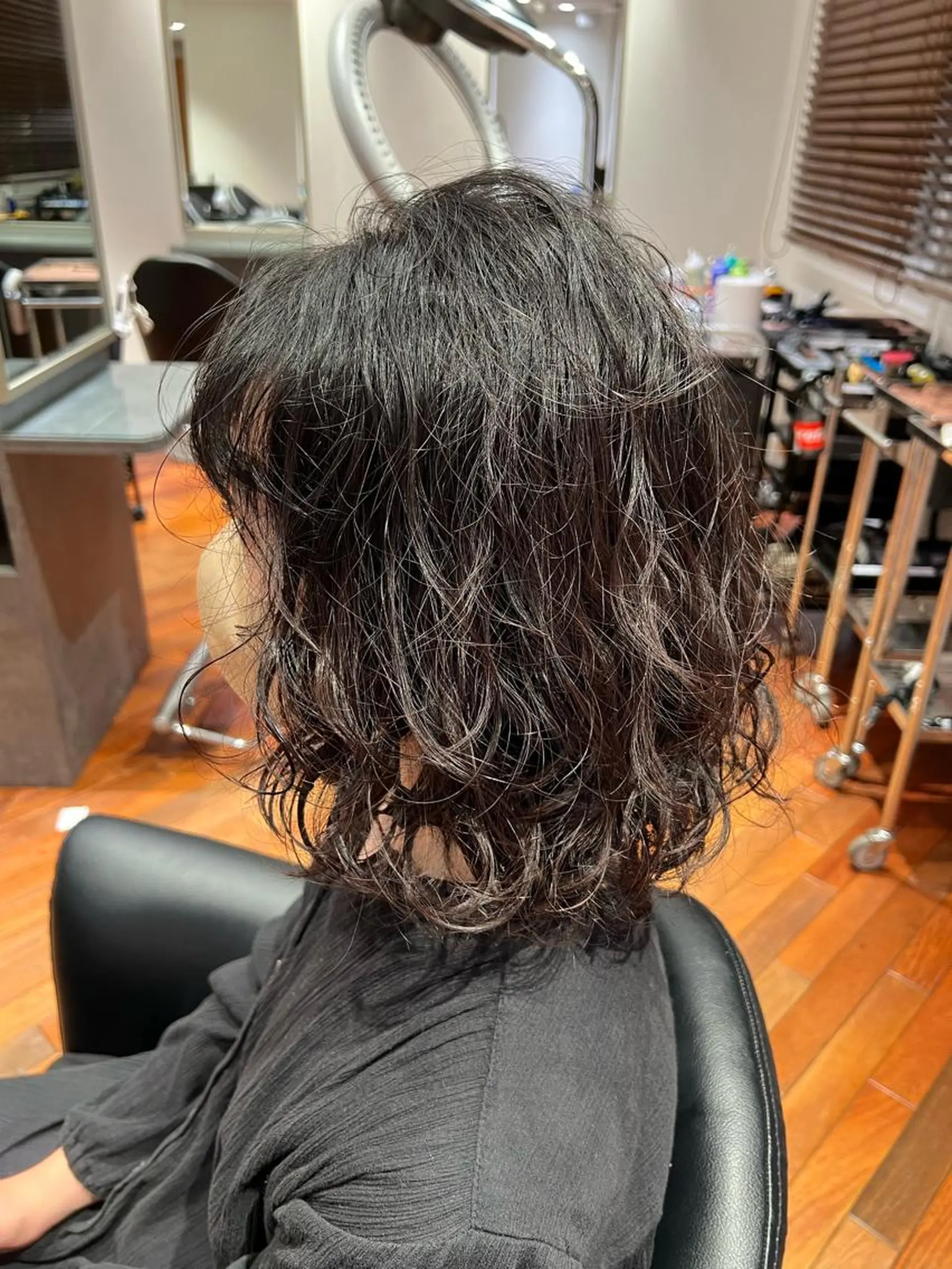 ミディアム パーマ ミディアムパーマ 🫧‪ショート募集中 すずきたつや🫧‪のヘアスタイル