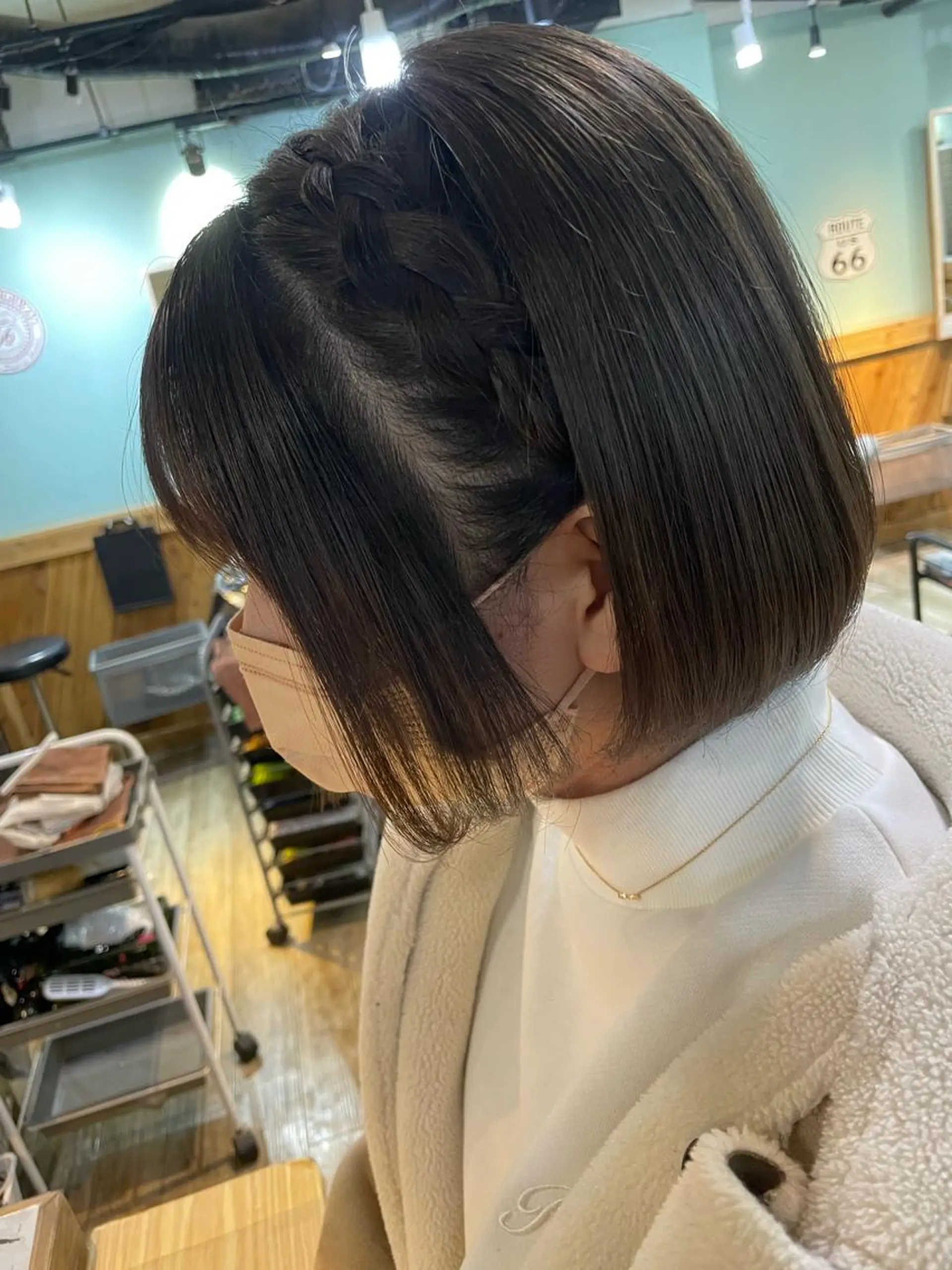 ミディアム ヘアアレンジ COREblanc ゆきの／表参道 原宿のヘアスタイル