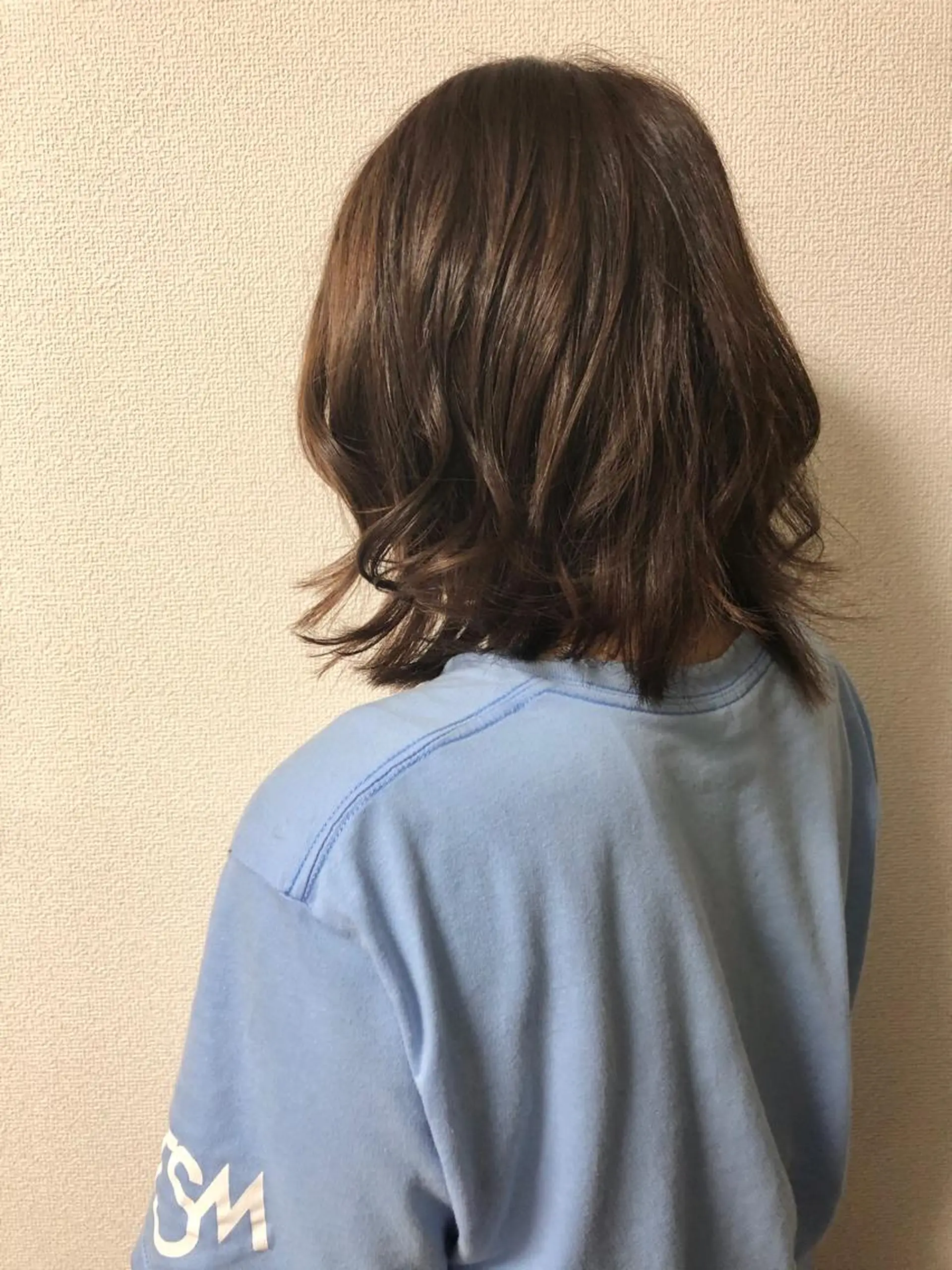 セミロング カット✂︎カラー堀切 美里のヘアスタイル