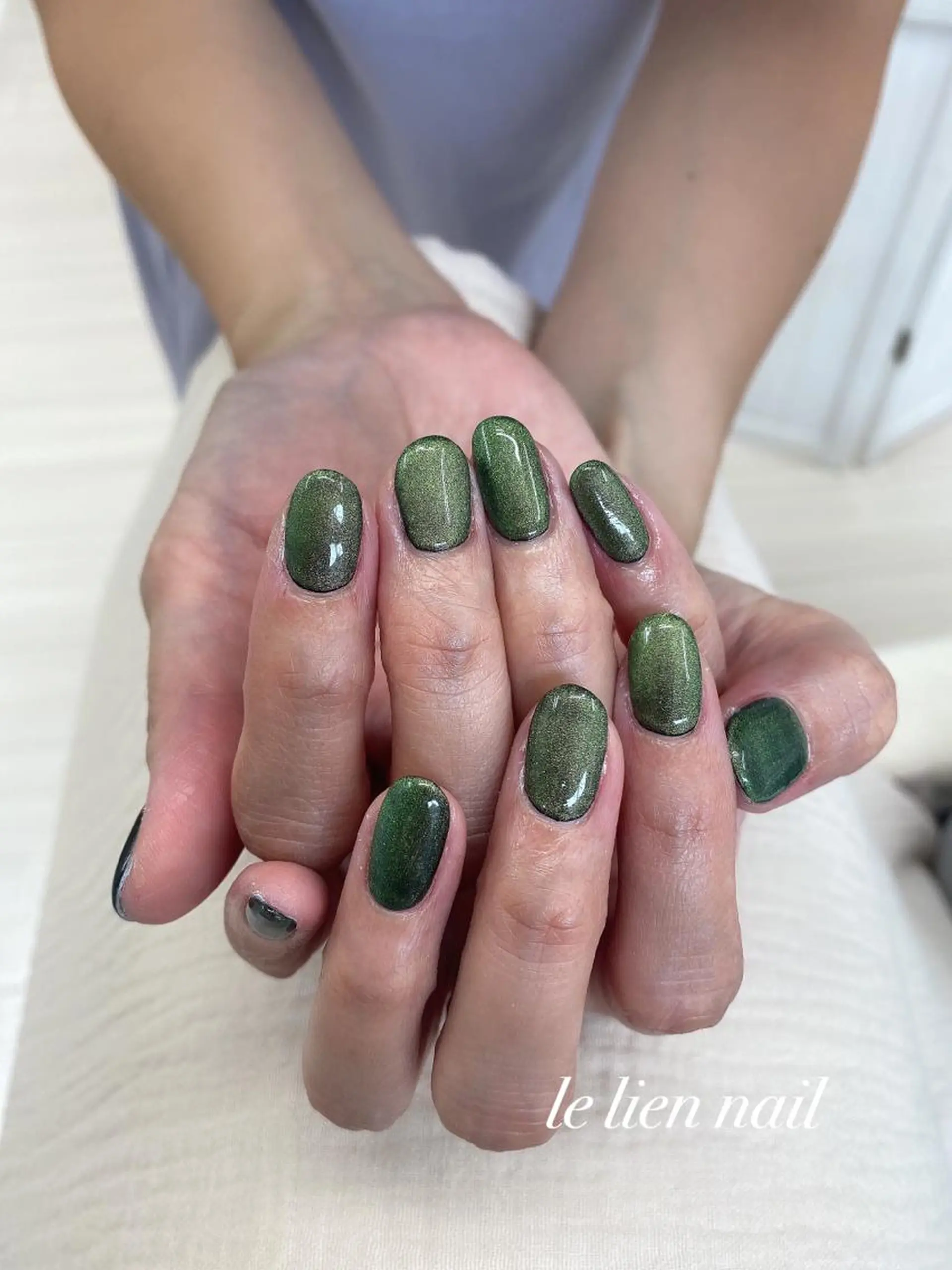 ネイル マグネットネイル ハンドネイル le lien nailのネイルデザイン