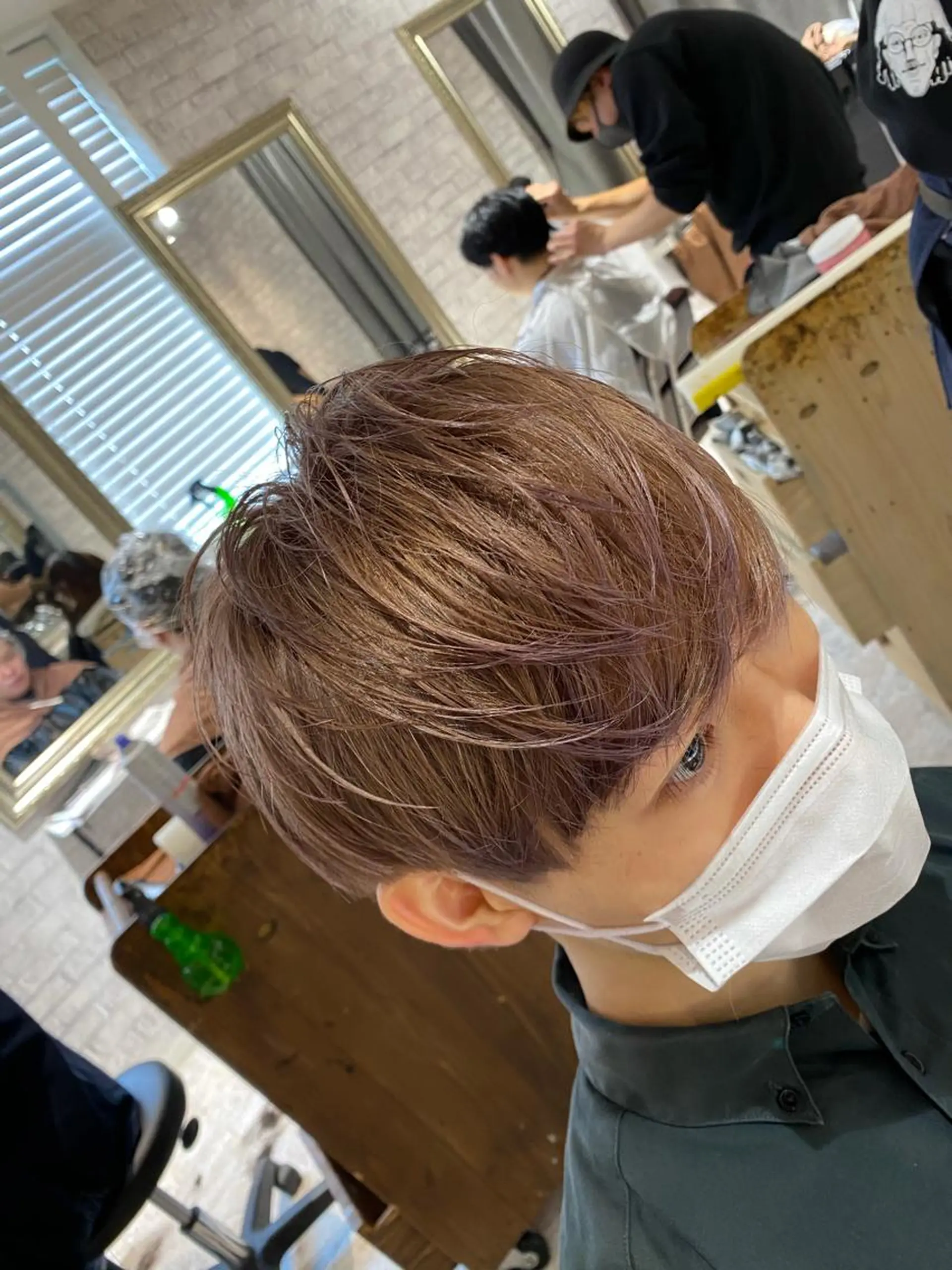 ショート カラー パープルカラー ［パサつき改善］＊ 髪質改善ケアサロン＊のヘアスタイル