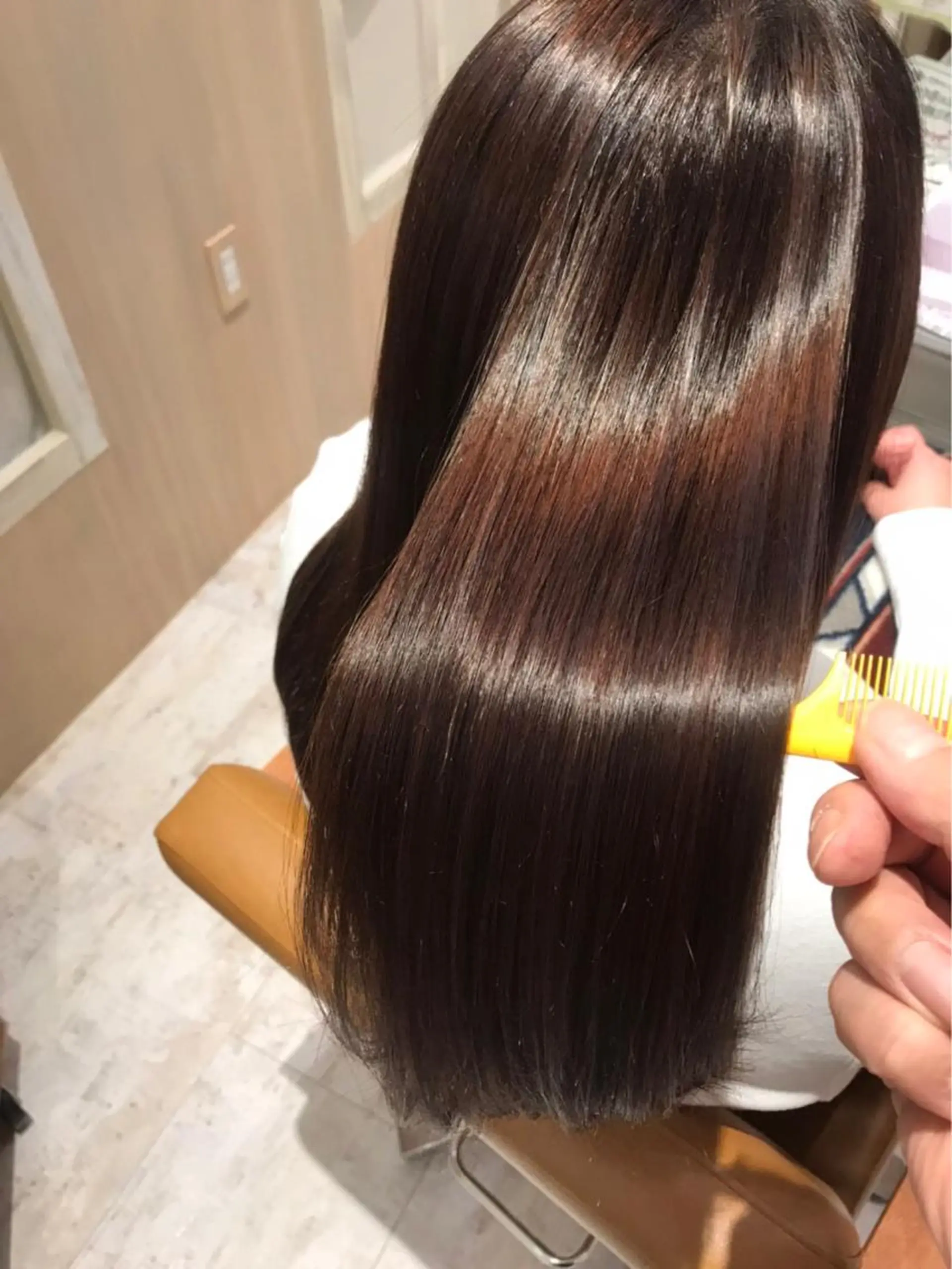 ロング カラー カット ヘアカラー トリートメント ヘッドスパ 🧡艶髪・ゆるふわ style💛ミユのヘアスタイル