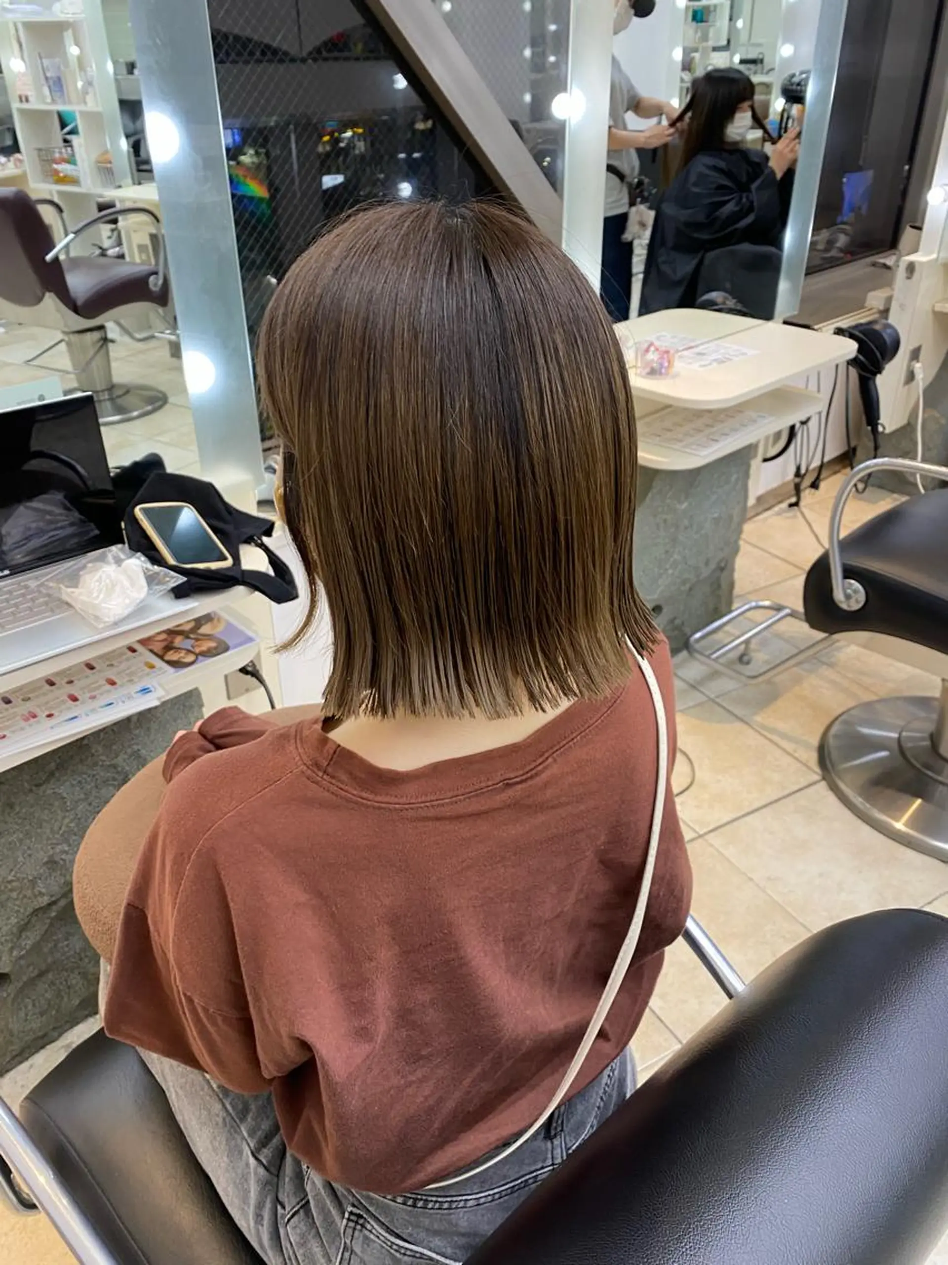 ショート ボブ MITSUKI🤍 モテ髪×韓国レイヤーのヘアスタイル