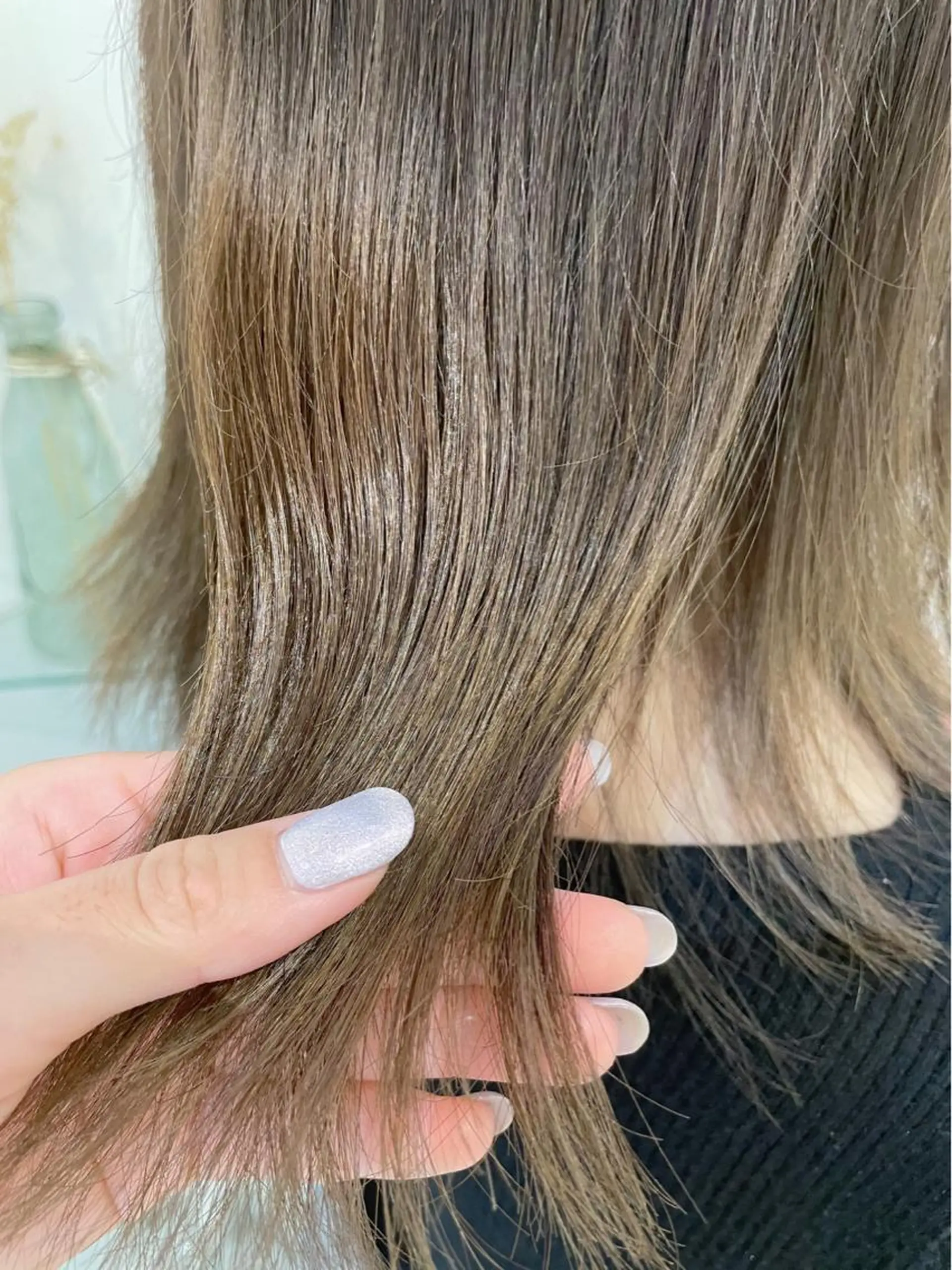 カラー ブリーチ ブリーチなしカラー 髪質改善カラー🤍 エクステ✨君島由実子のヘアスタイル