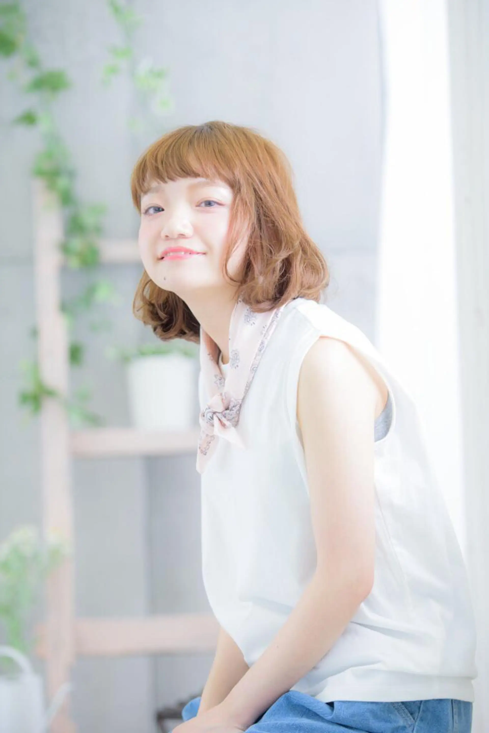 ショート カラー 似合わせカット Neolive caffのヘアスタイル
