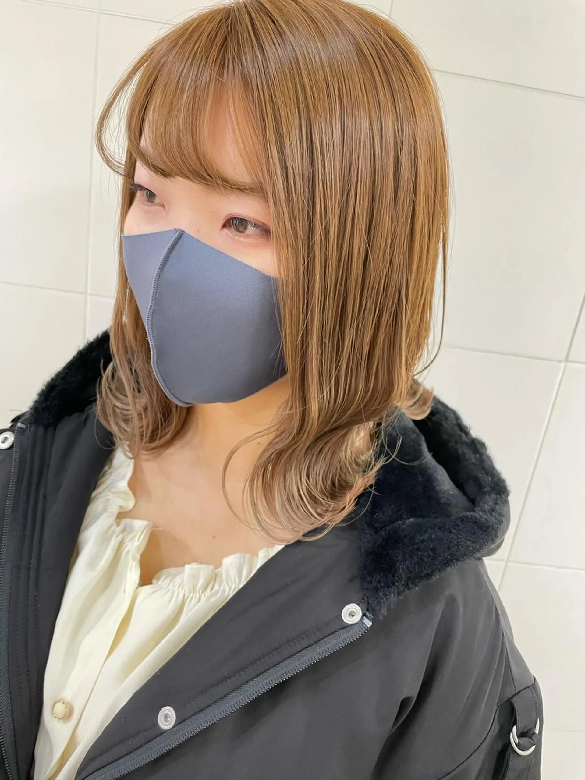 カラー ブリーチ ダブルカラー ブリーチなしカラー 大沼 佑英のヘアスタイル