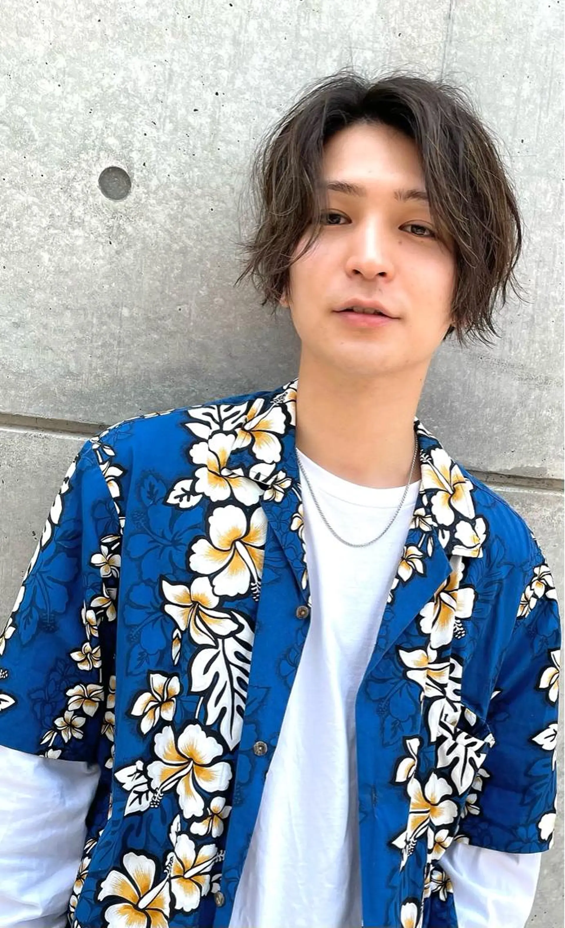 ミディアム メンズ 王子田 隼のヘアスタイル