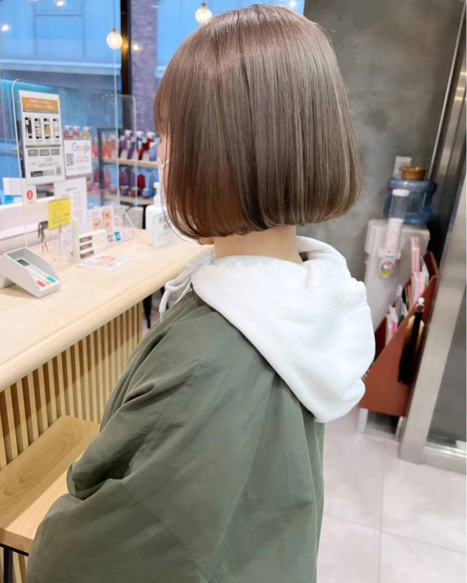 ミディアム カラー パーマ ヘアアレンジ メンズ ヘアカラー LUCK本厚木 浦住 貴大のヘアスタイル