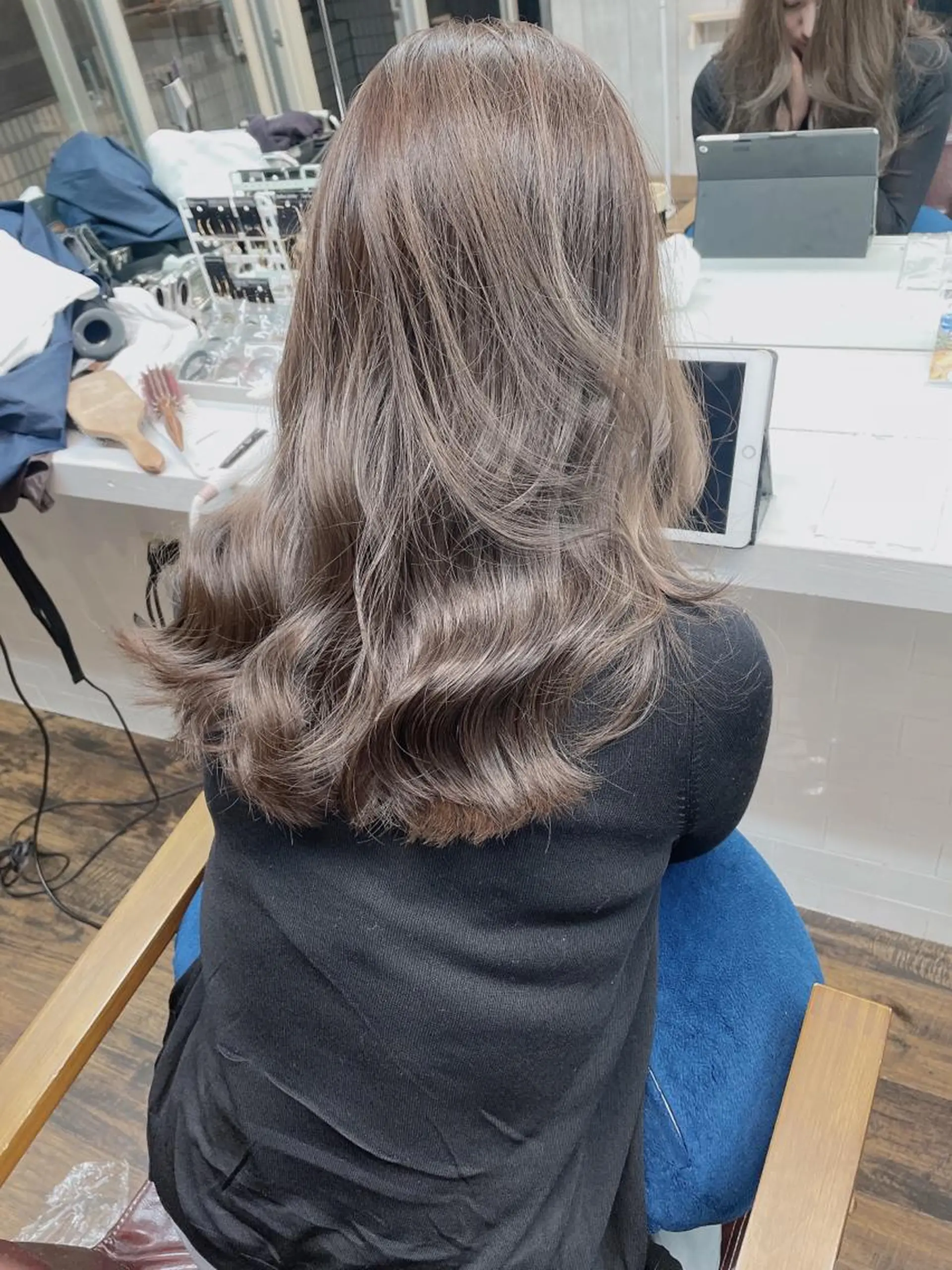 ロング salowin 原宿店所属・髪質改善ULTOWA 縮毛矯正モリムラのヘアスタイル