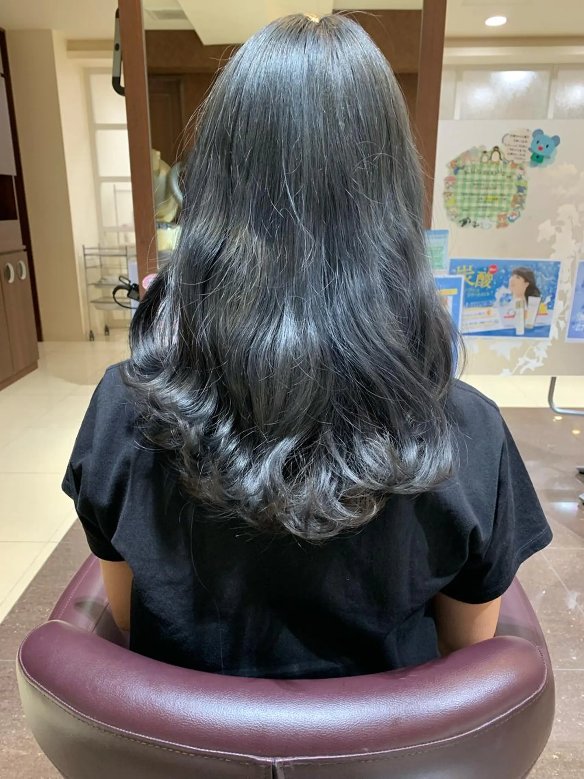 ロング カラー アディクシーカラー ブリーチ シルバー 外国人風カラー ヘアカラー トリートメント 透明感/ブリーチ縮毛 /髪質改善/星野純一のヘアスタイル