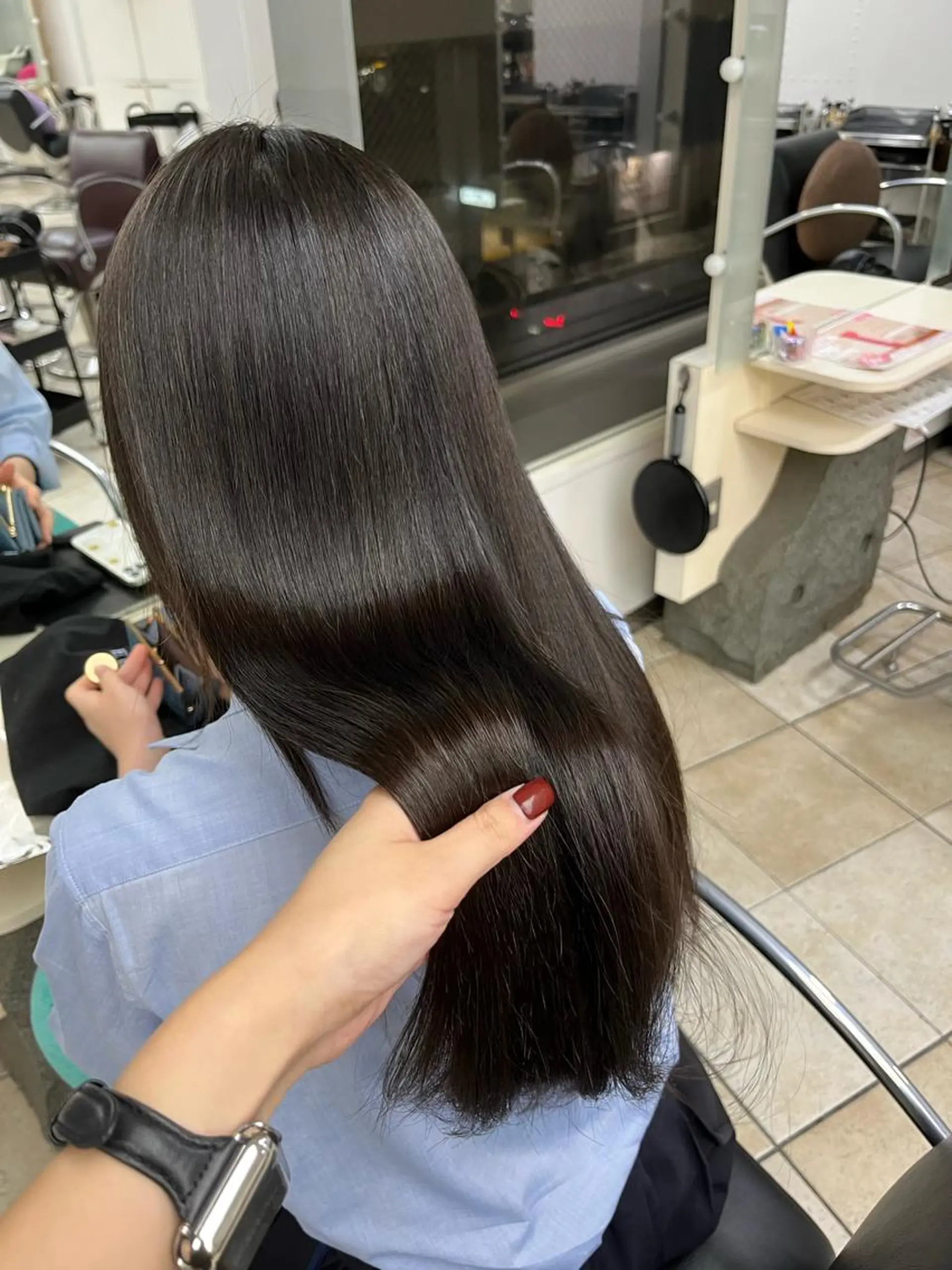 ロング 髪質改善 ロング MITSUKI🤍 モテ髪×韓国レイヤーのヘアスタイル