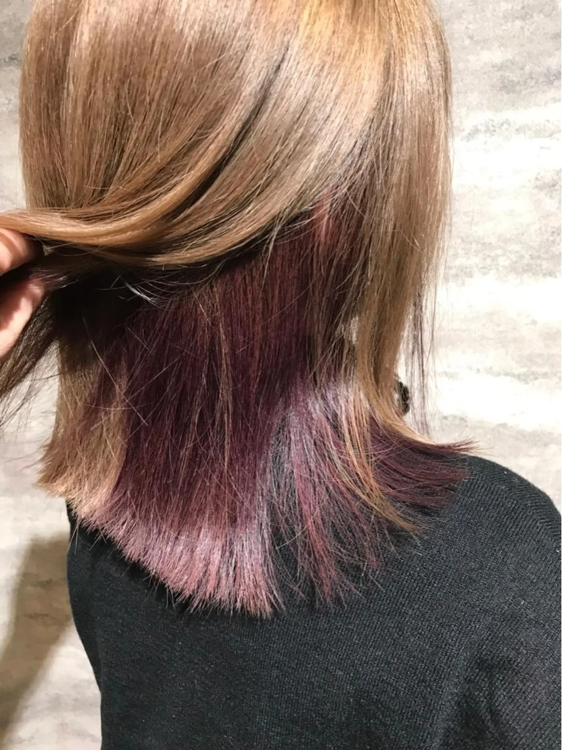 ミディアム カラー パープルカラー 💈Blanco💈 カラー&ケア🌈のヘアスタイル