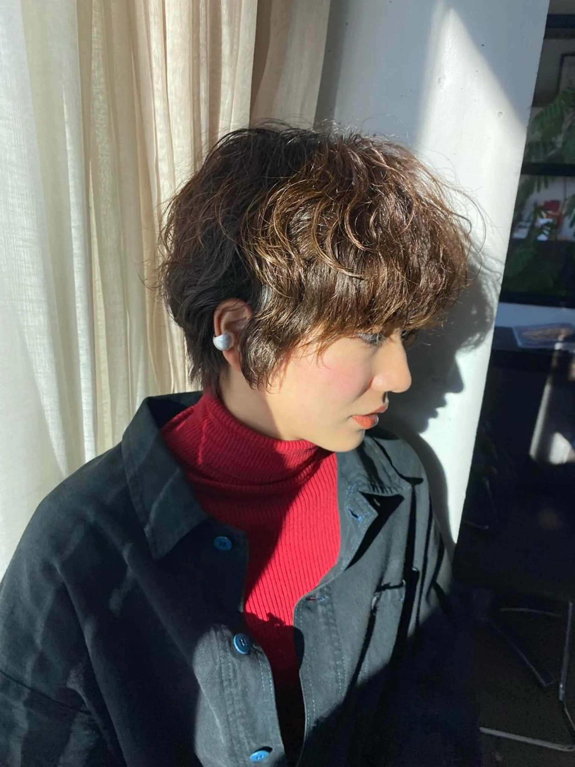 ショート パーマ 髪質改善/縮毛矯正/ 透明感カラーYUMAのヘアスタイル