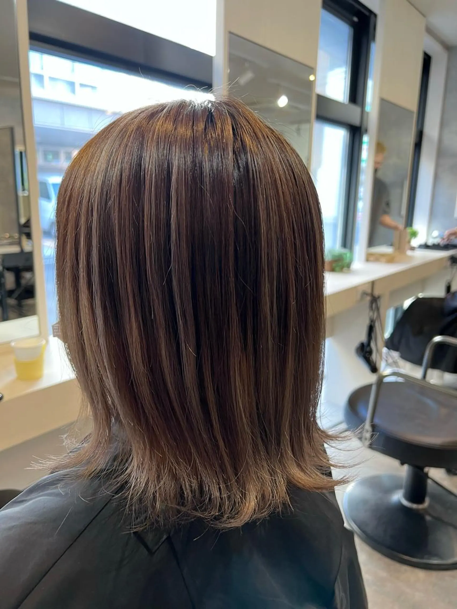 ミディアム 【DEST】 KAHOのヘアスタイル