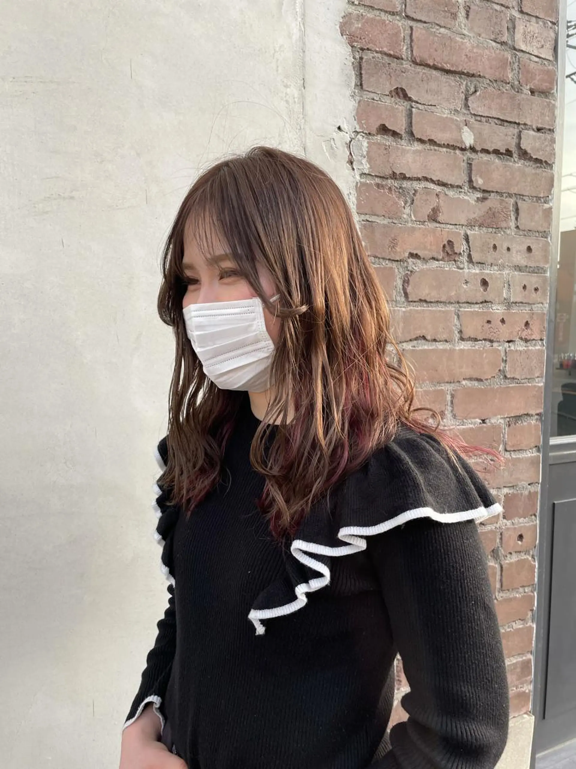 カラー インナーカラー ピンクカラー 【メンズ専門 】村斎　伶次のヘアスタイル