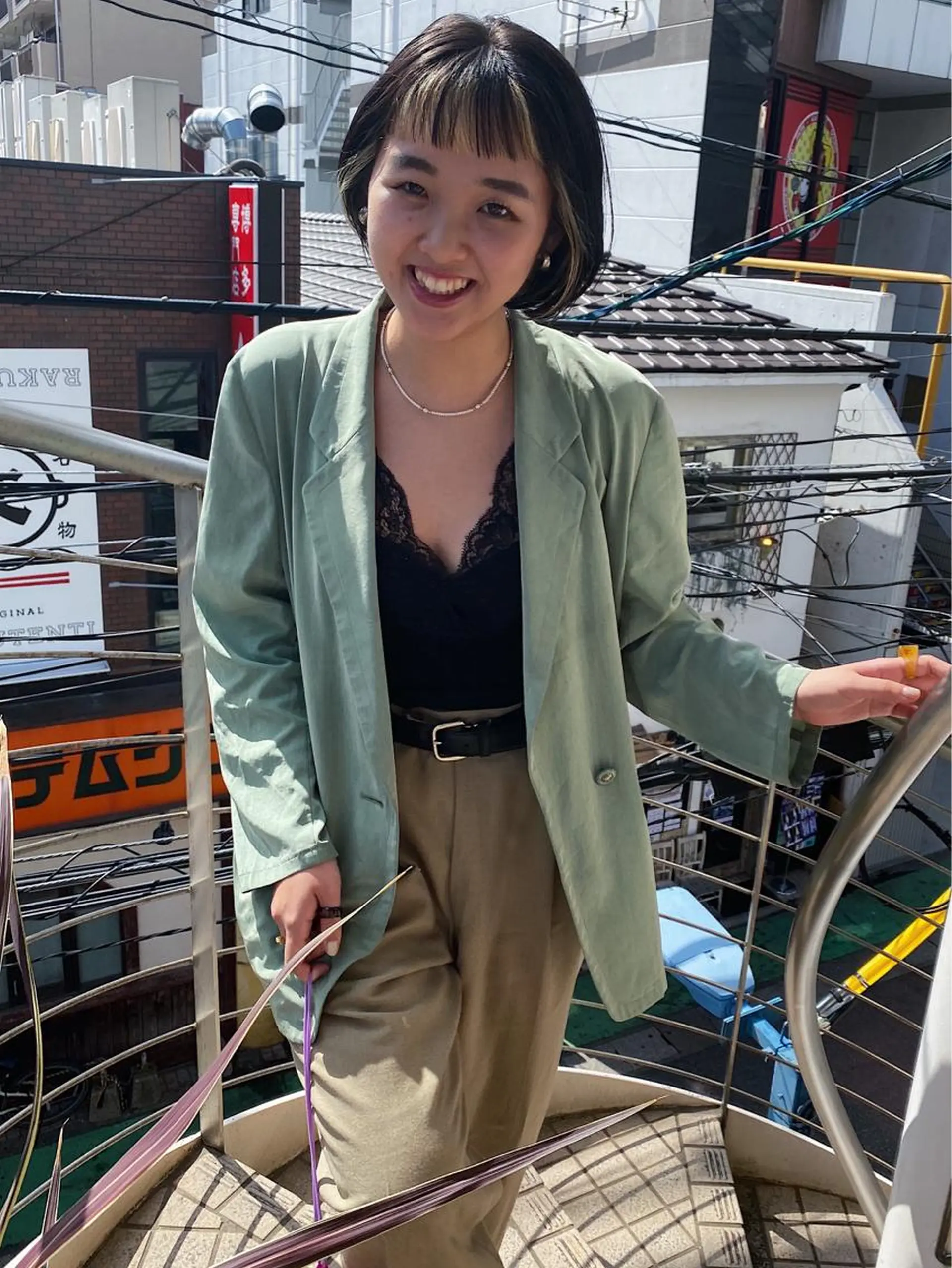 ミディアム カラー バレイヤージュ ブリーチ ケアブリーチ ダブルカラー グラデーションカラー ヘアカラー トリートメント qiie/長友 インナーカラーのヘアスタイル