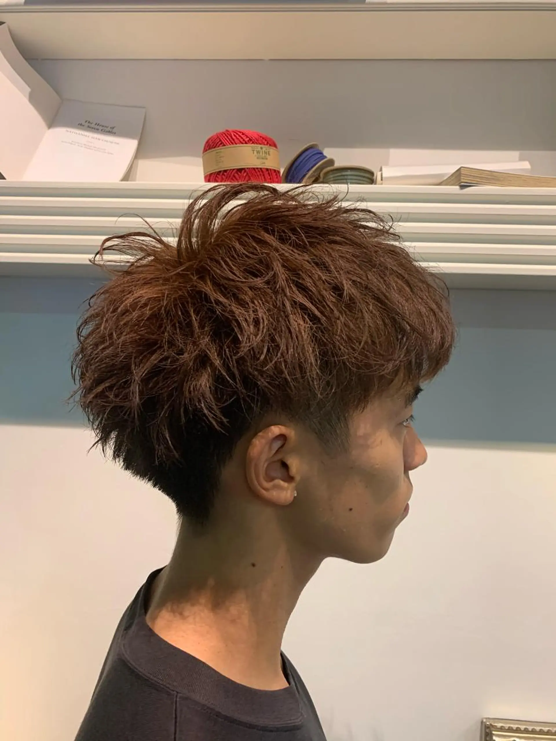 ショート ショートヘア カット ヘアカラー トリートメント 山口 竣也のヘアスタイル
