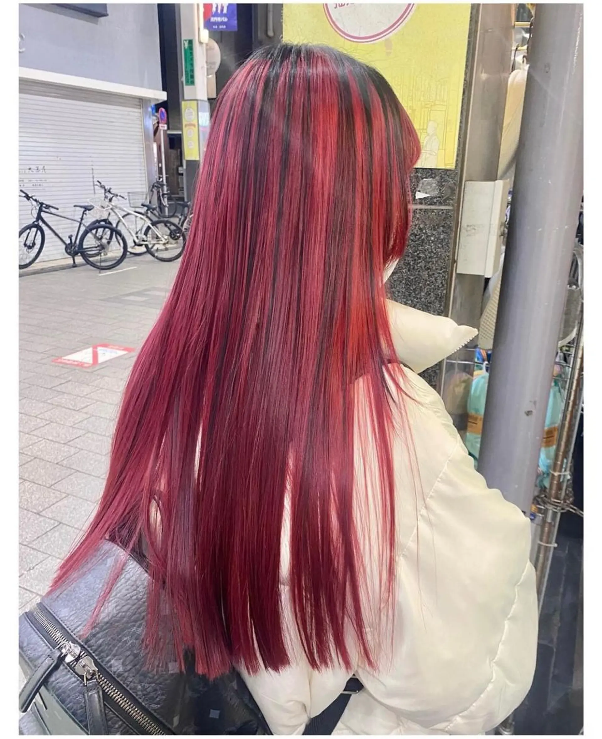 ロング カラー メッシュ ヘアカラー GARU-ガル-所属・TSUNO🦖 派手髪/オタク美容師のヘアスタイル