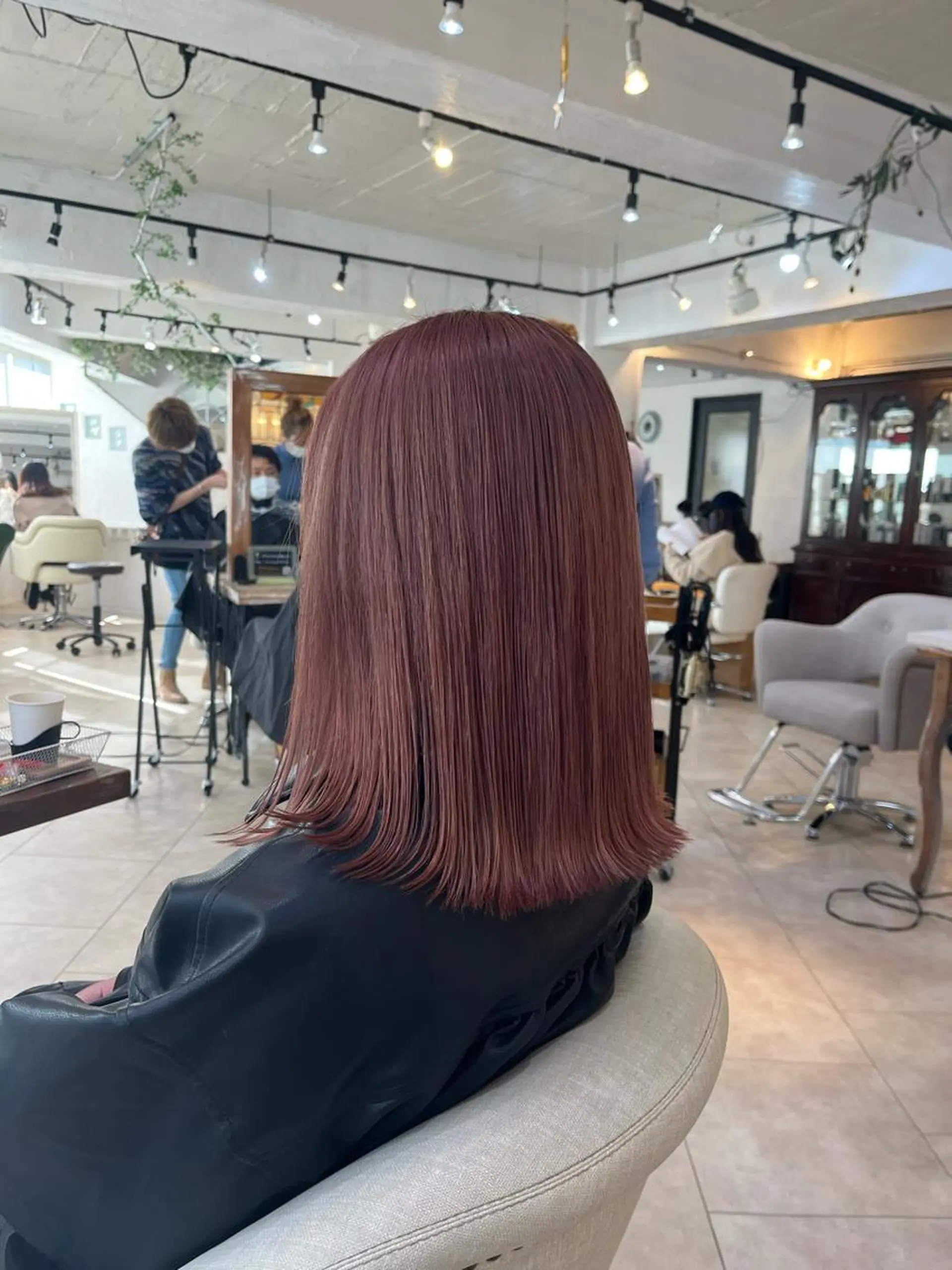 ミディアム カラー 💛ハイトーン💛 りむのヘアスタイル