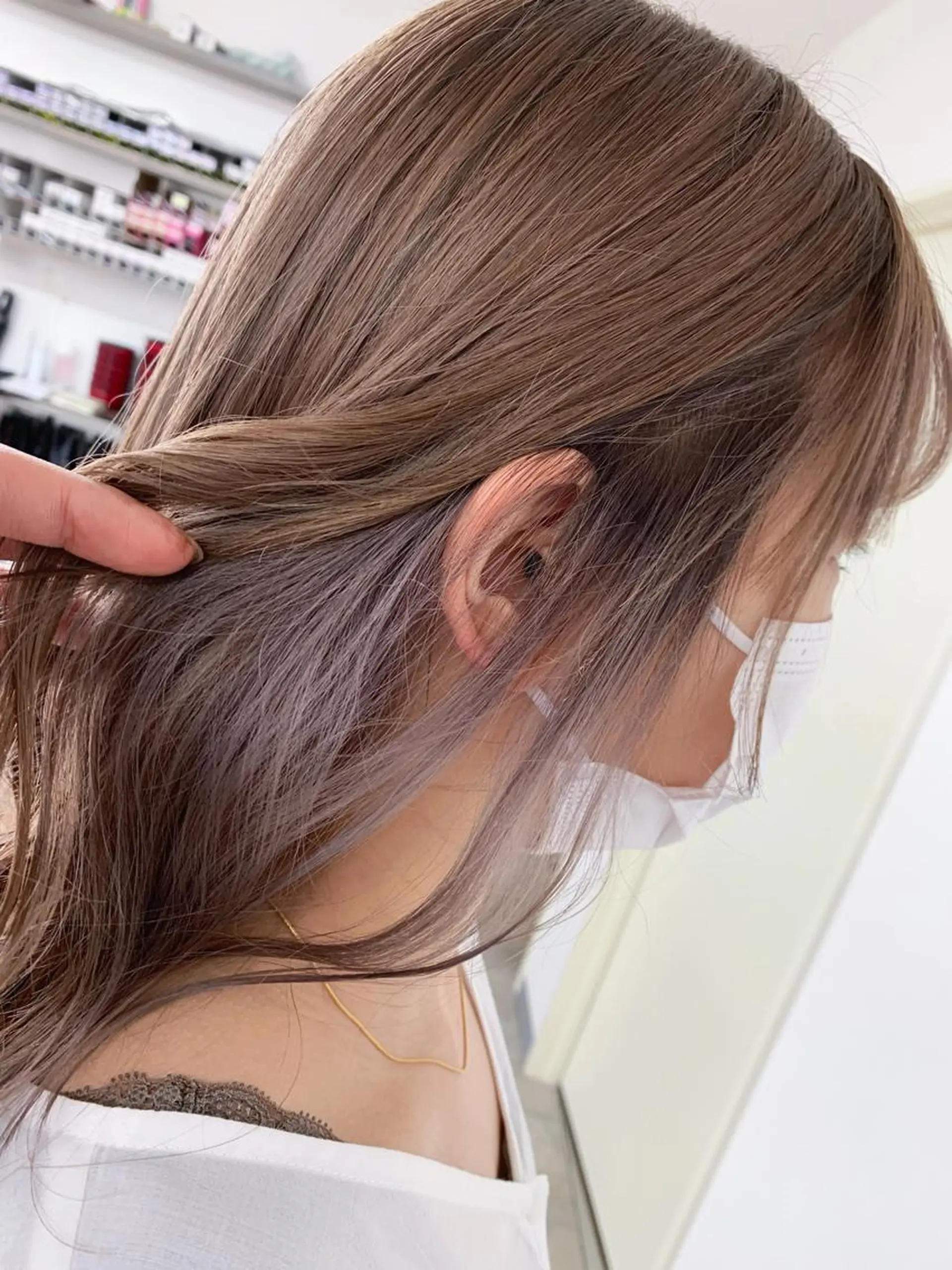 ロング ヘアカラー トリートメント 🥇近藤 恭輔🥇 Recharme新保のヘアスタイル