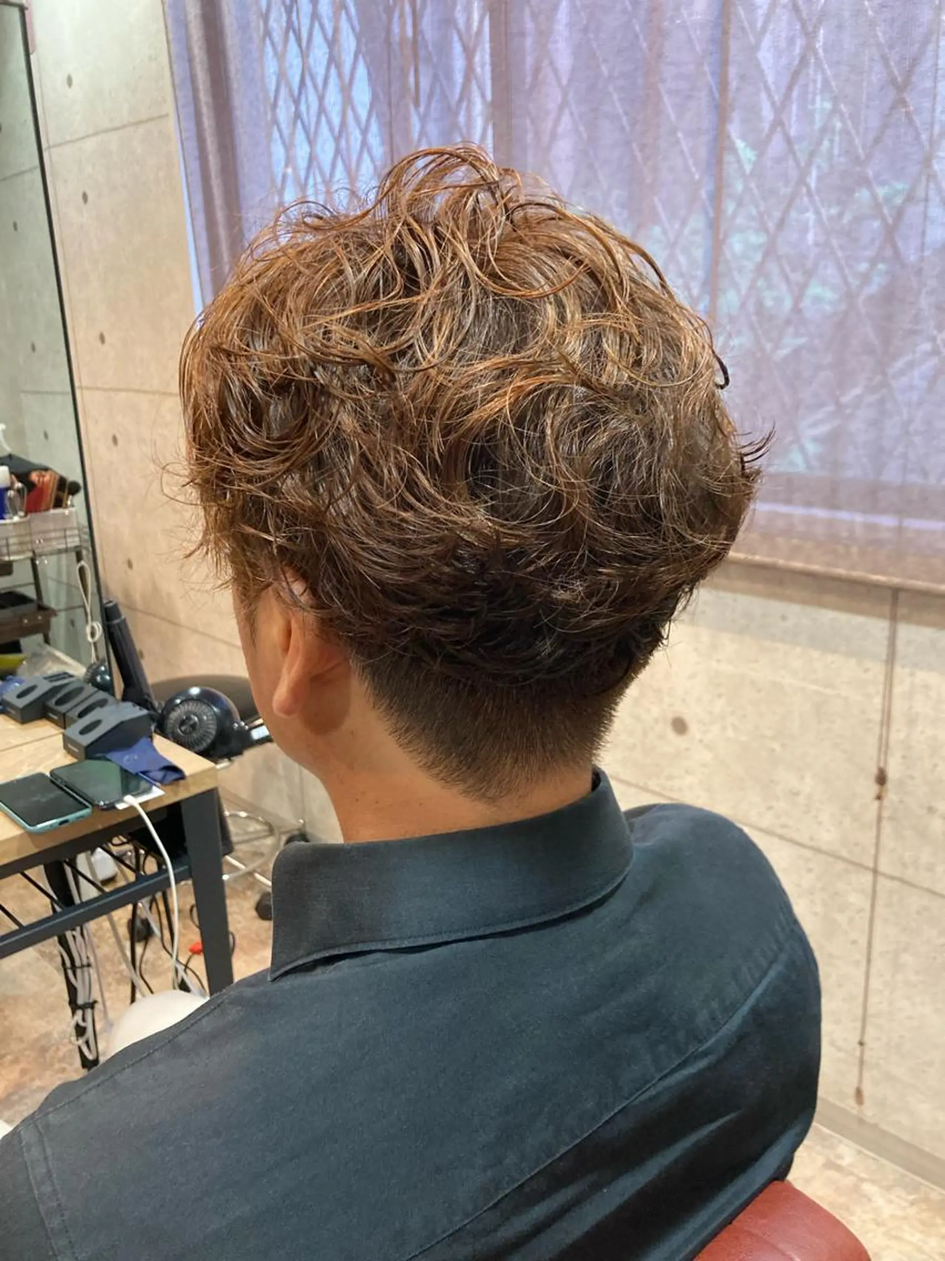 パーマ メンズ カット パーマ TECHRISE金山所属・ERIKO Tのヘアスタイル