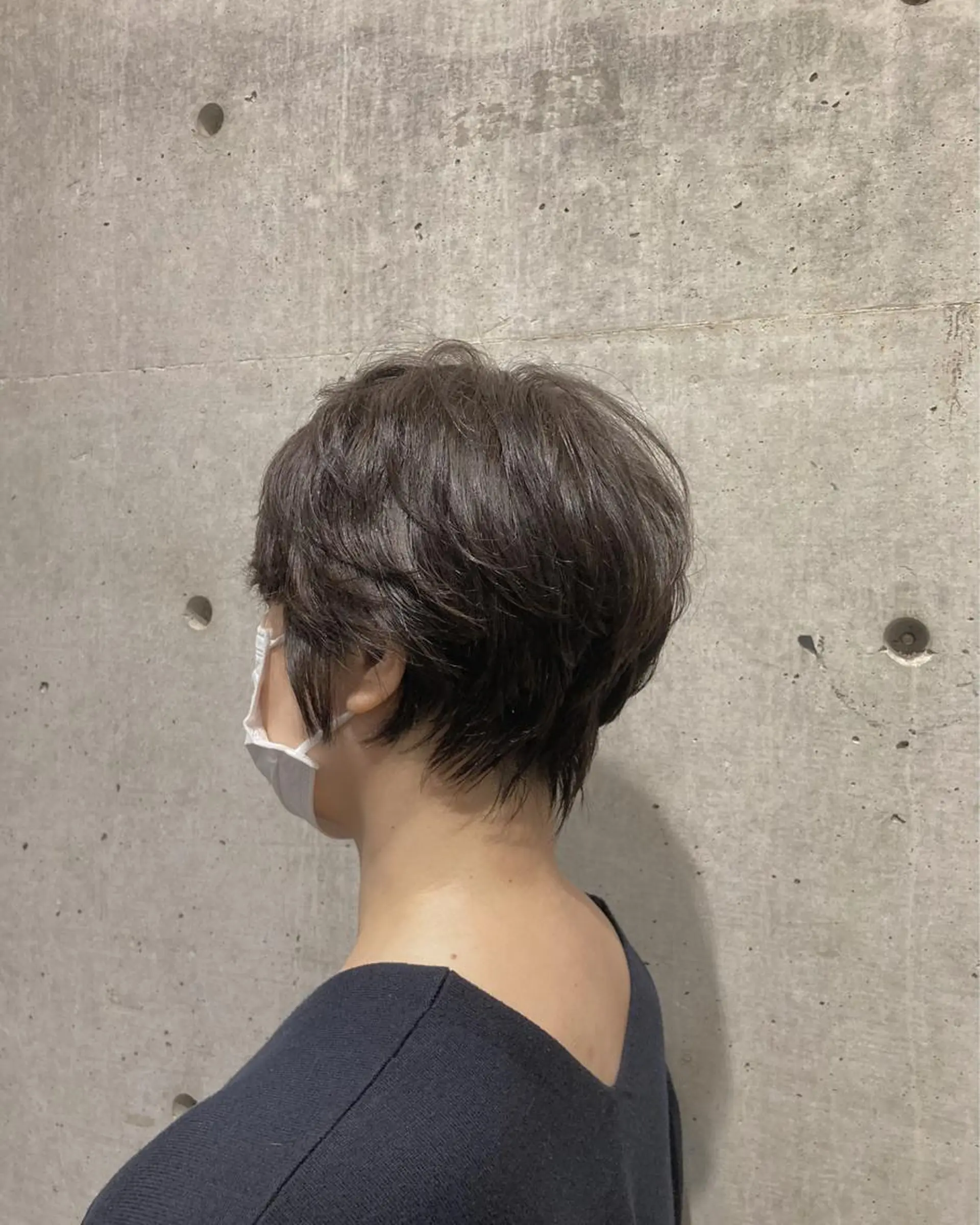 ショート カット ヘアカラー トリートメント は まべのヘアスタイル