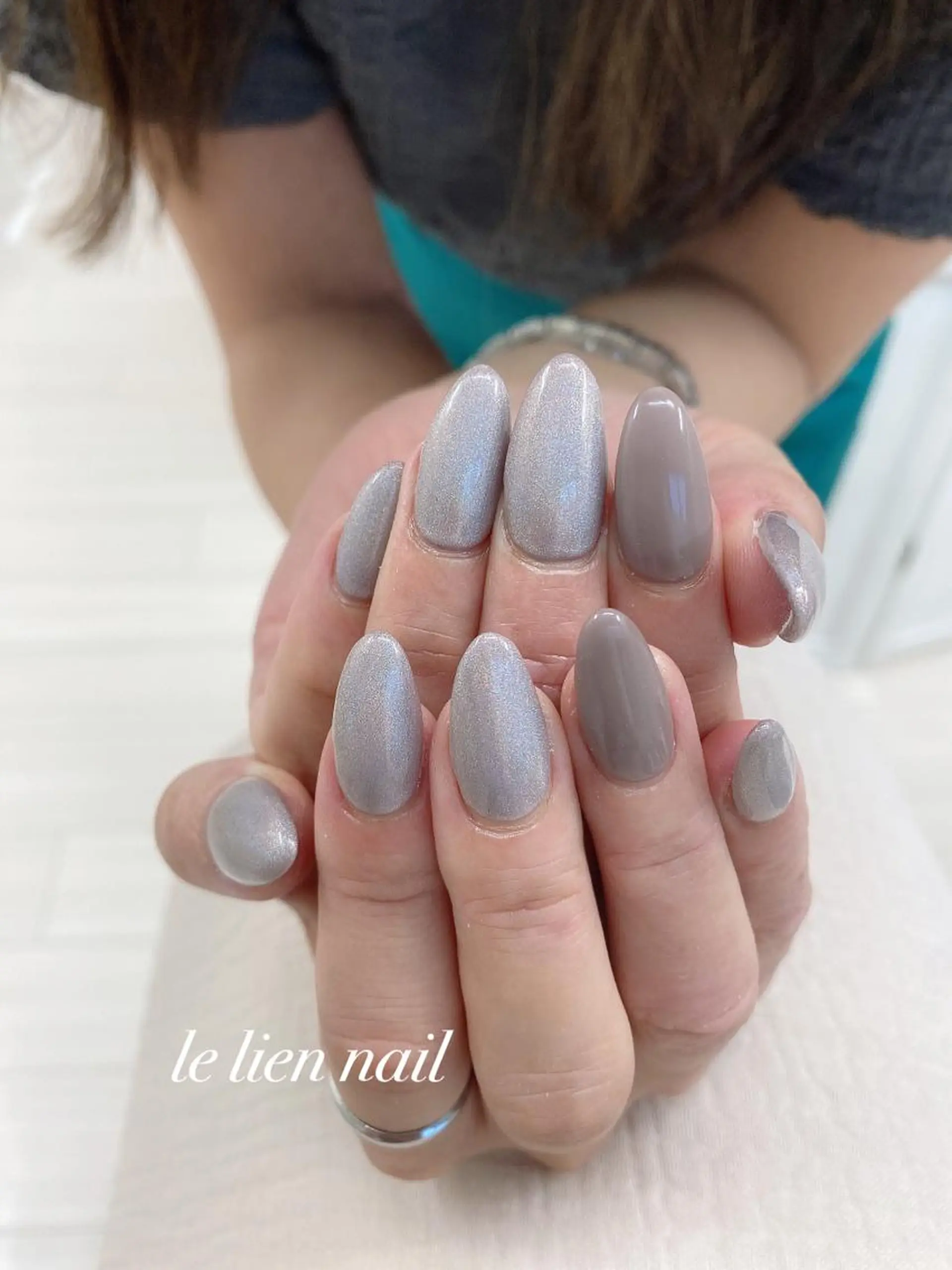 ネイル ワンカラーネイル シンプルネイル ハンドネイル le lien nailのネイルデザイン