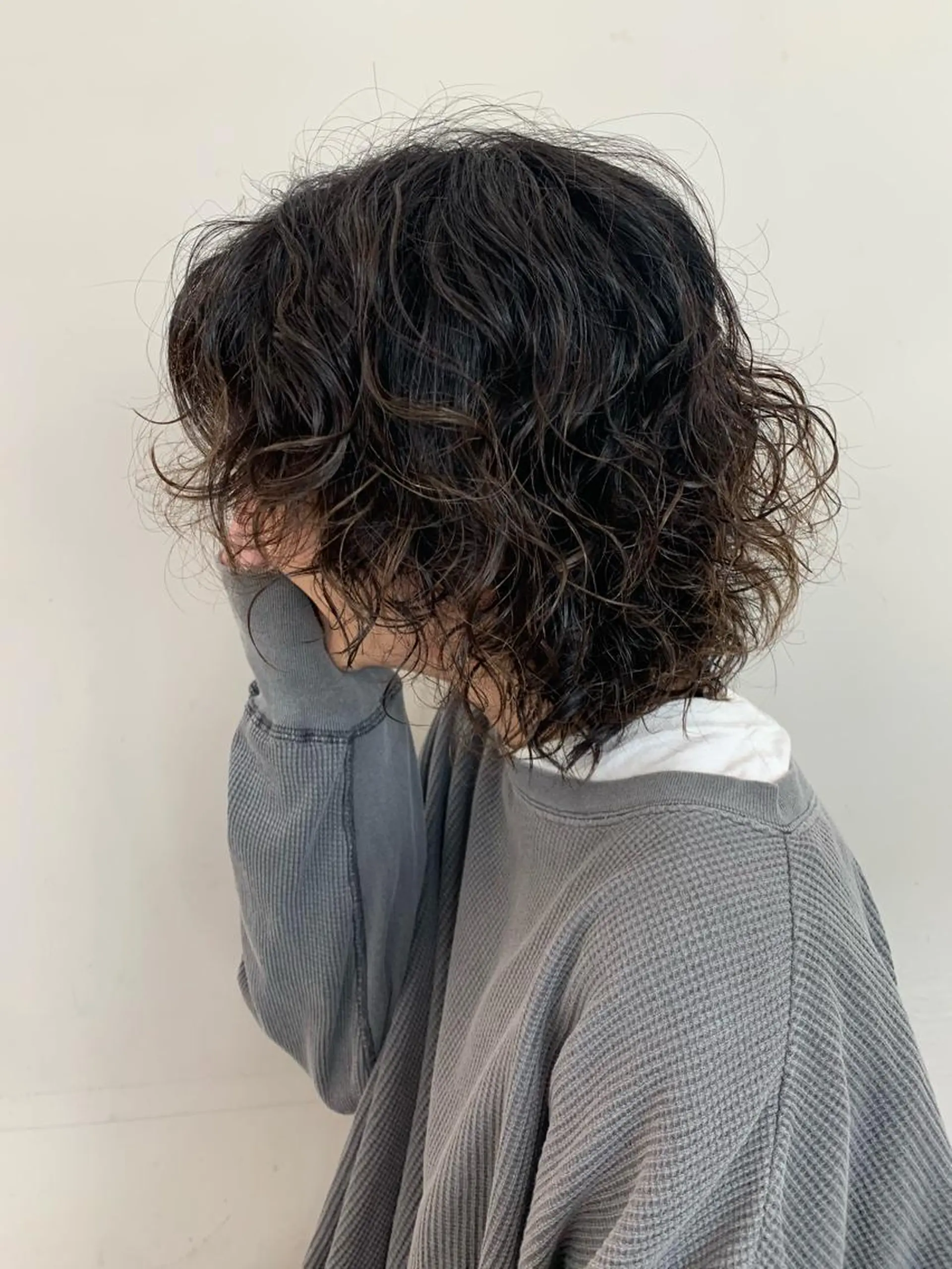 ショート パーマ カット パーマ トリートメント 豊浦 翔太のヘアスタイル