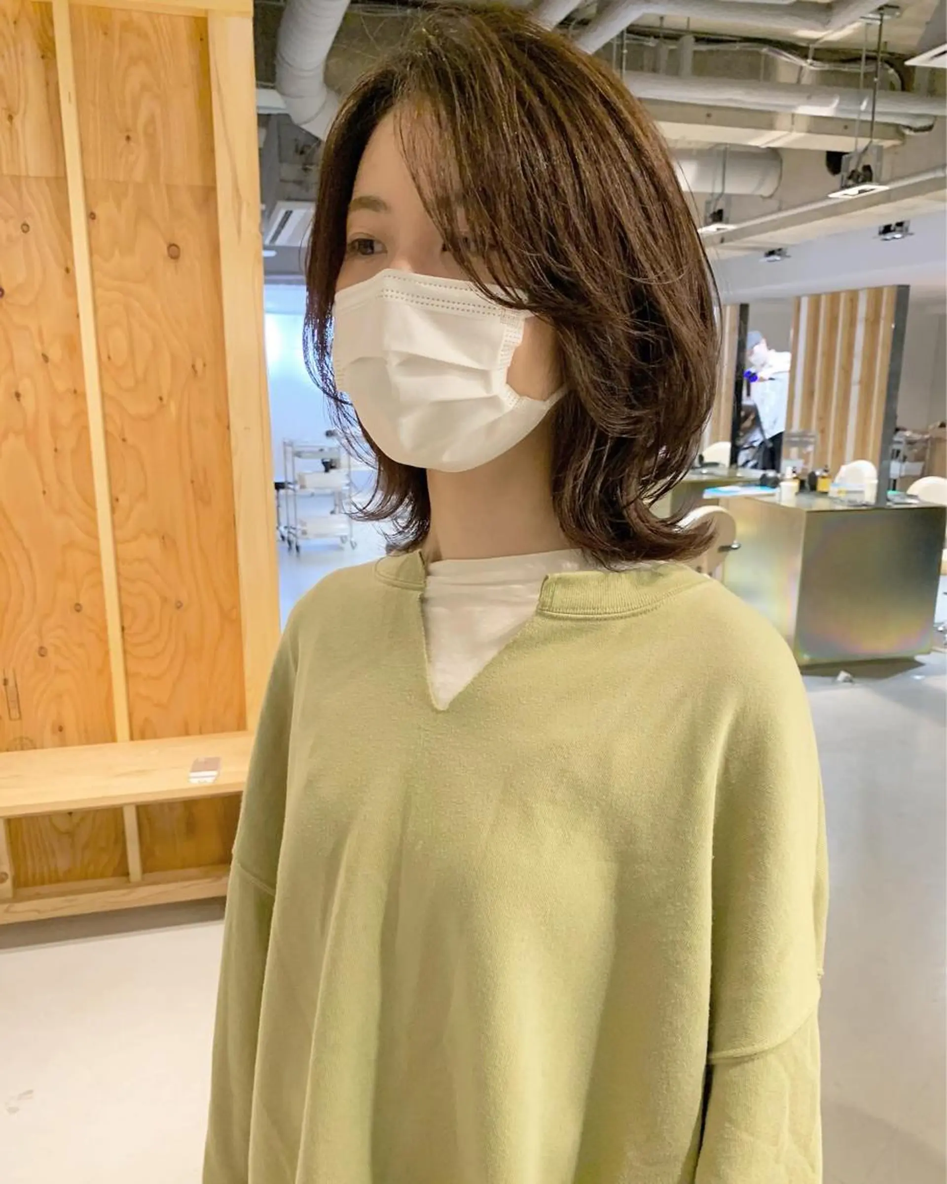 ミディアム カラー レイヤーカット tension 【テンション】のヘアスタイル