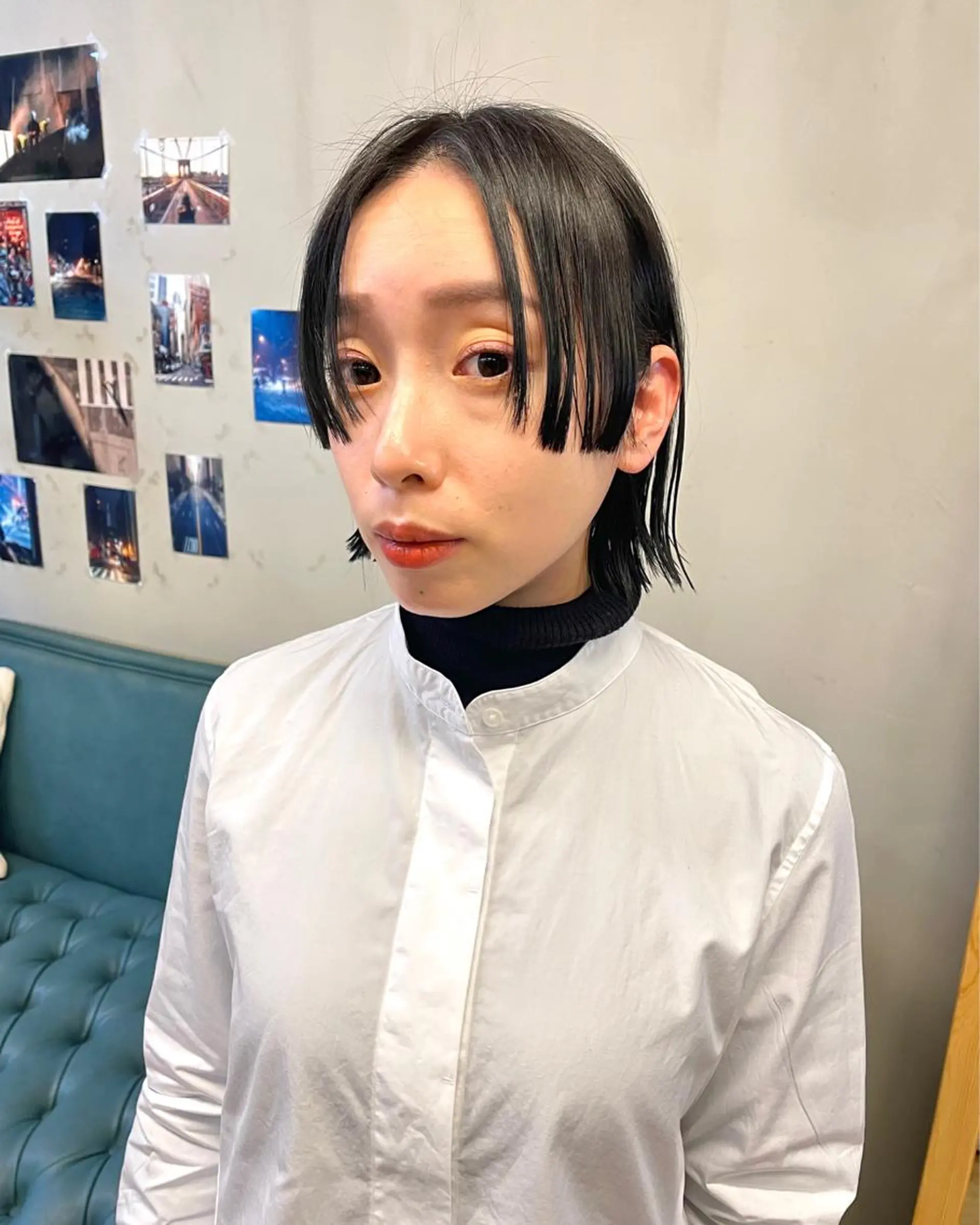 ミディアム カラー パーマ ヘアアレンジ メンズ キッズ ネイル マツエク・マツパ アイブロウ カット ヘアカラー トリートメント tatsumi/ボブ ウルフ/レイヤーのヘアスタイル