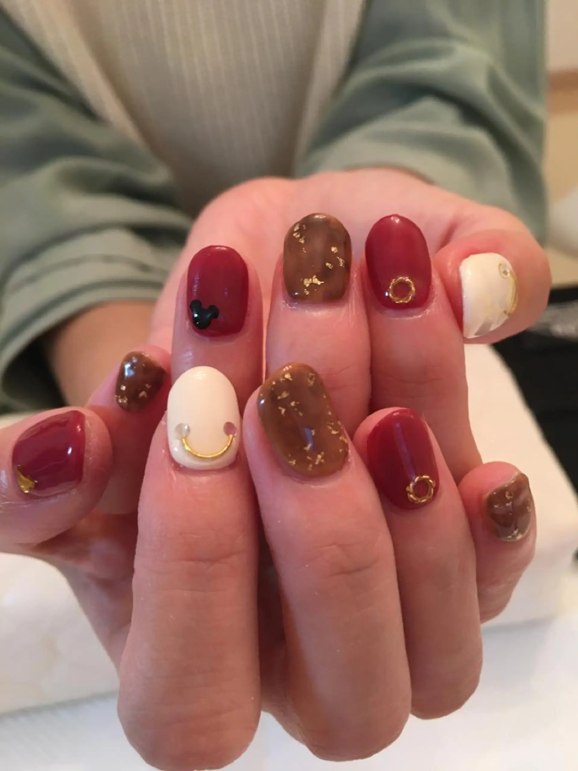 ネイル べっ甲ネイル ネイルサロン ショコラのネイルデザイン