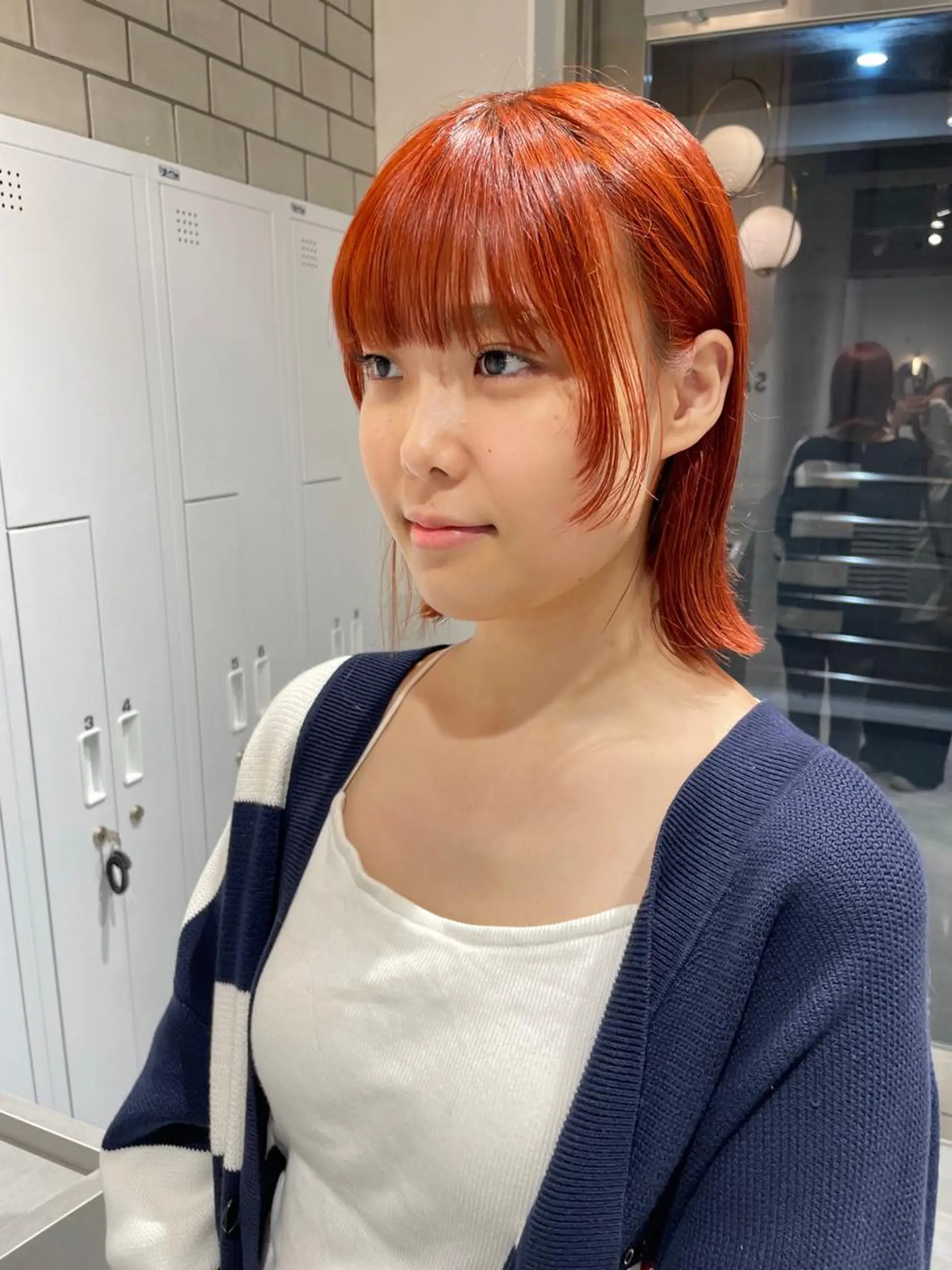 ショート カラー ヘアアレンジ カット ヘアカラー satsuki ito/暖色、パーマのヘアスタイル