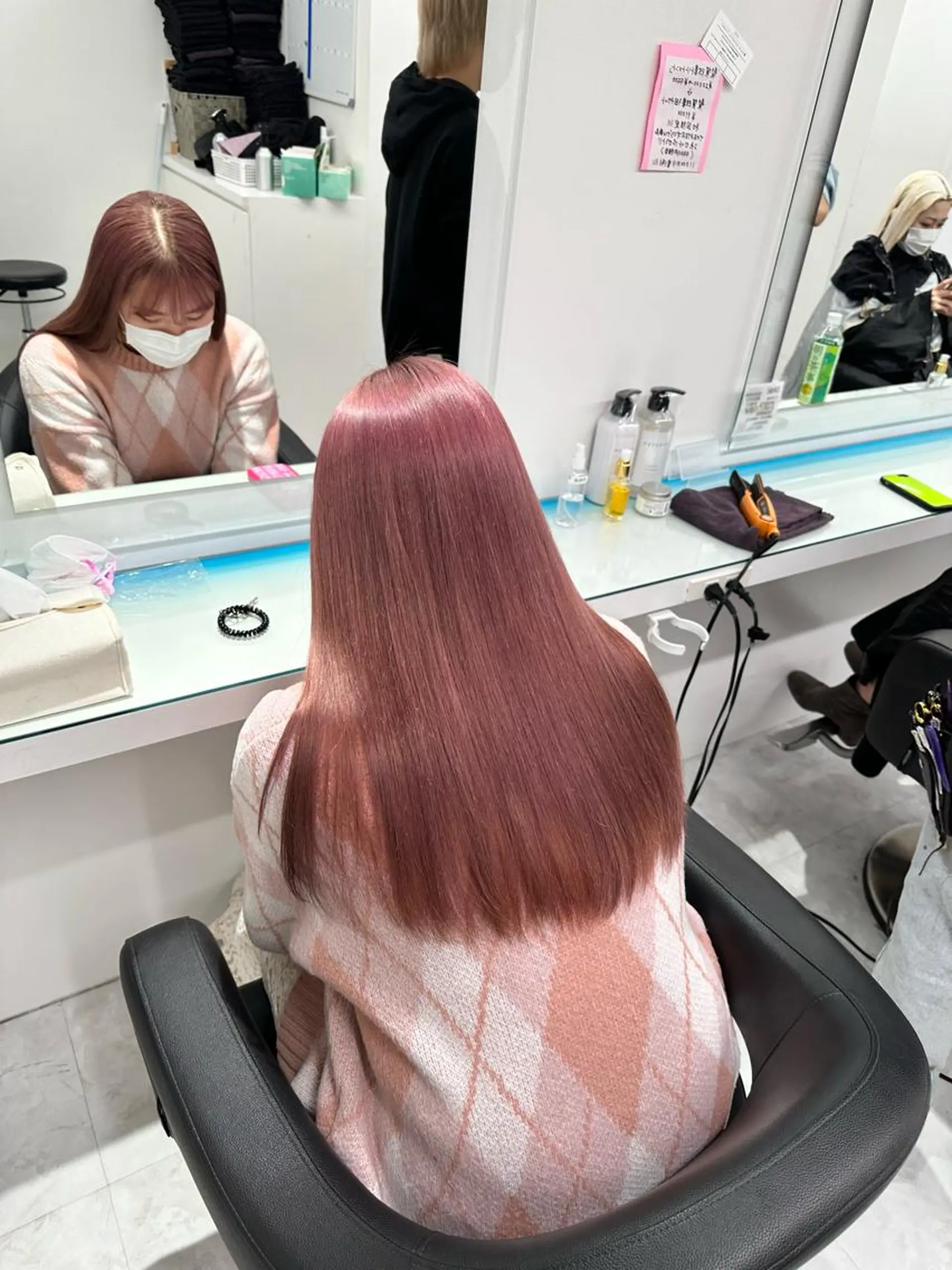 カラー マンツーマン/原宿/ 透明感カラー⭐️のヘアスタイル