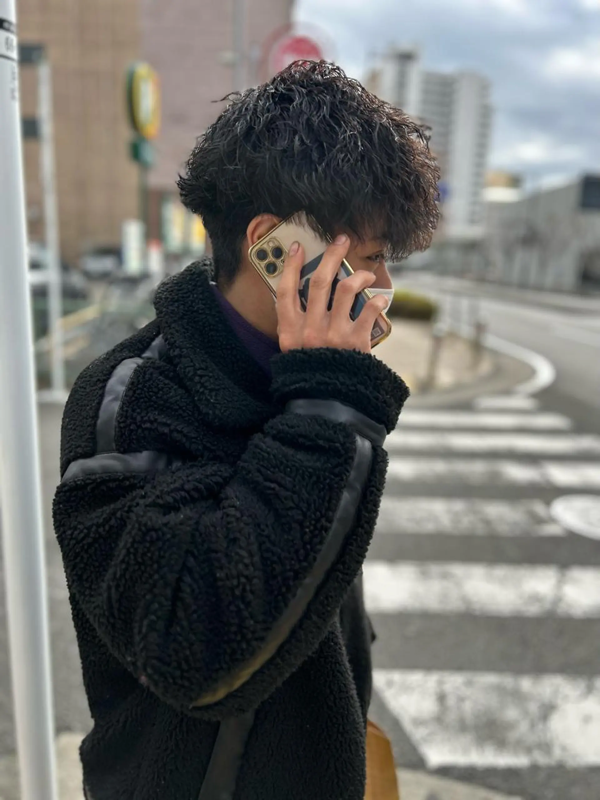 ショート パーマ メンズ カット パーマ メンズパーマの達人 /タカシマ　ダイスケのヘアスタイル