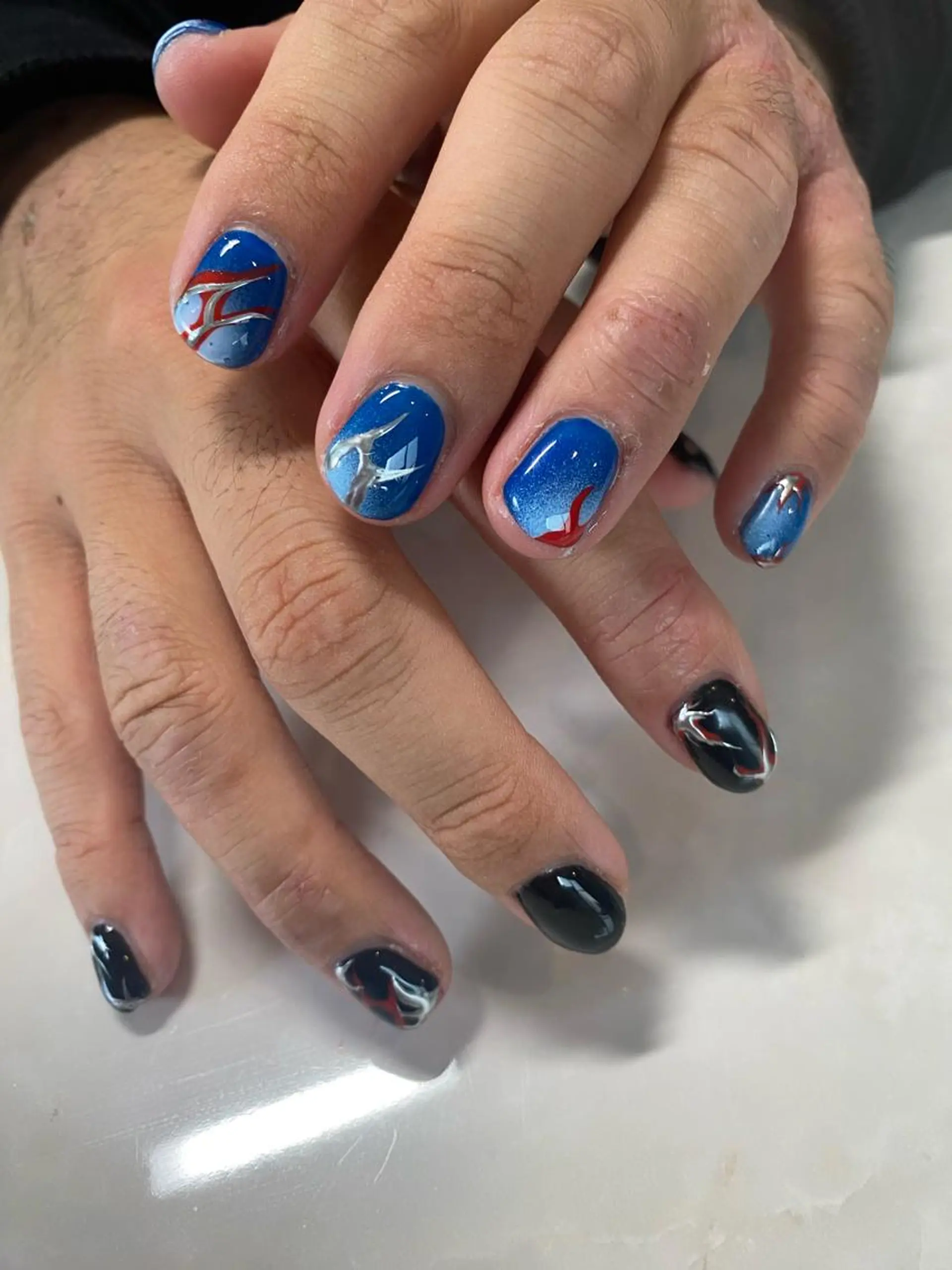 ネイル メンズネイル ハンドネイル lillion nail salon所属・Ru nail♡のネイルデザイン