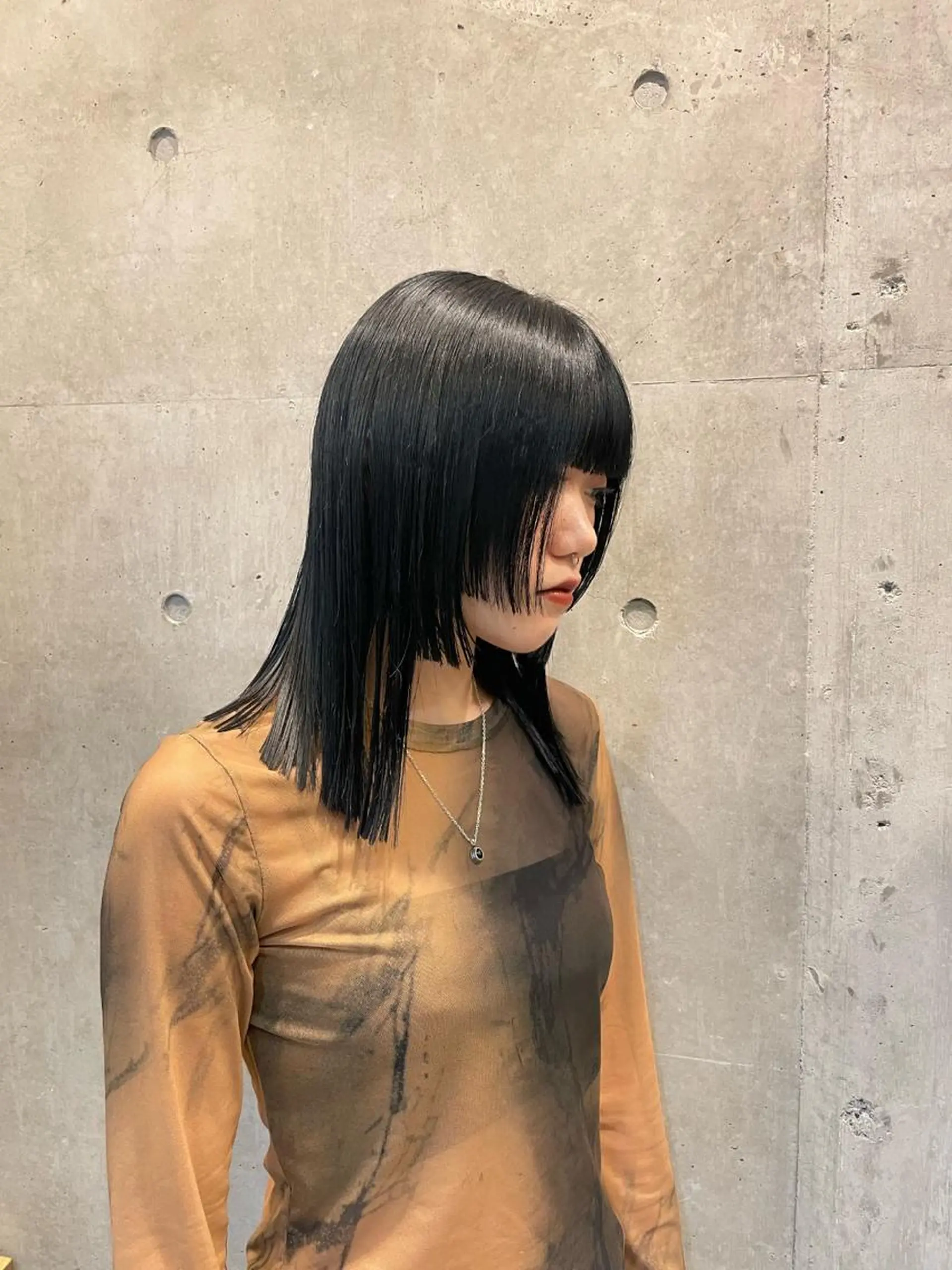 ミディアム ヘアカラー トリートメント ︎︎ yoshikiのヘアスタイル