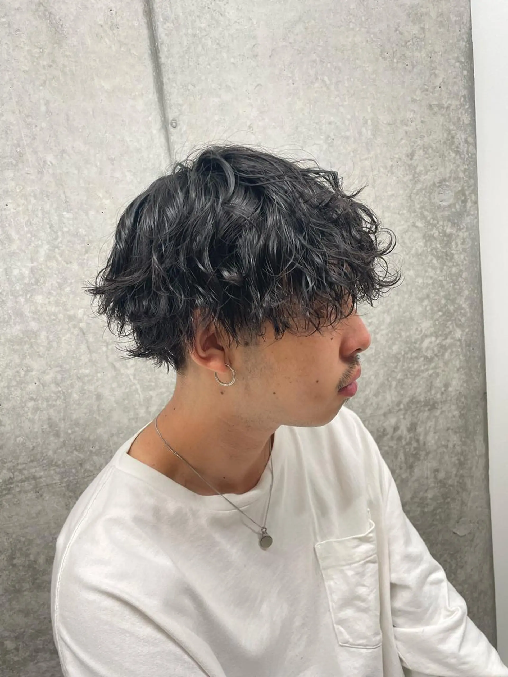 パーマ メンズ カット パーマ yuika .のヘアスタイル
