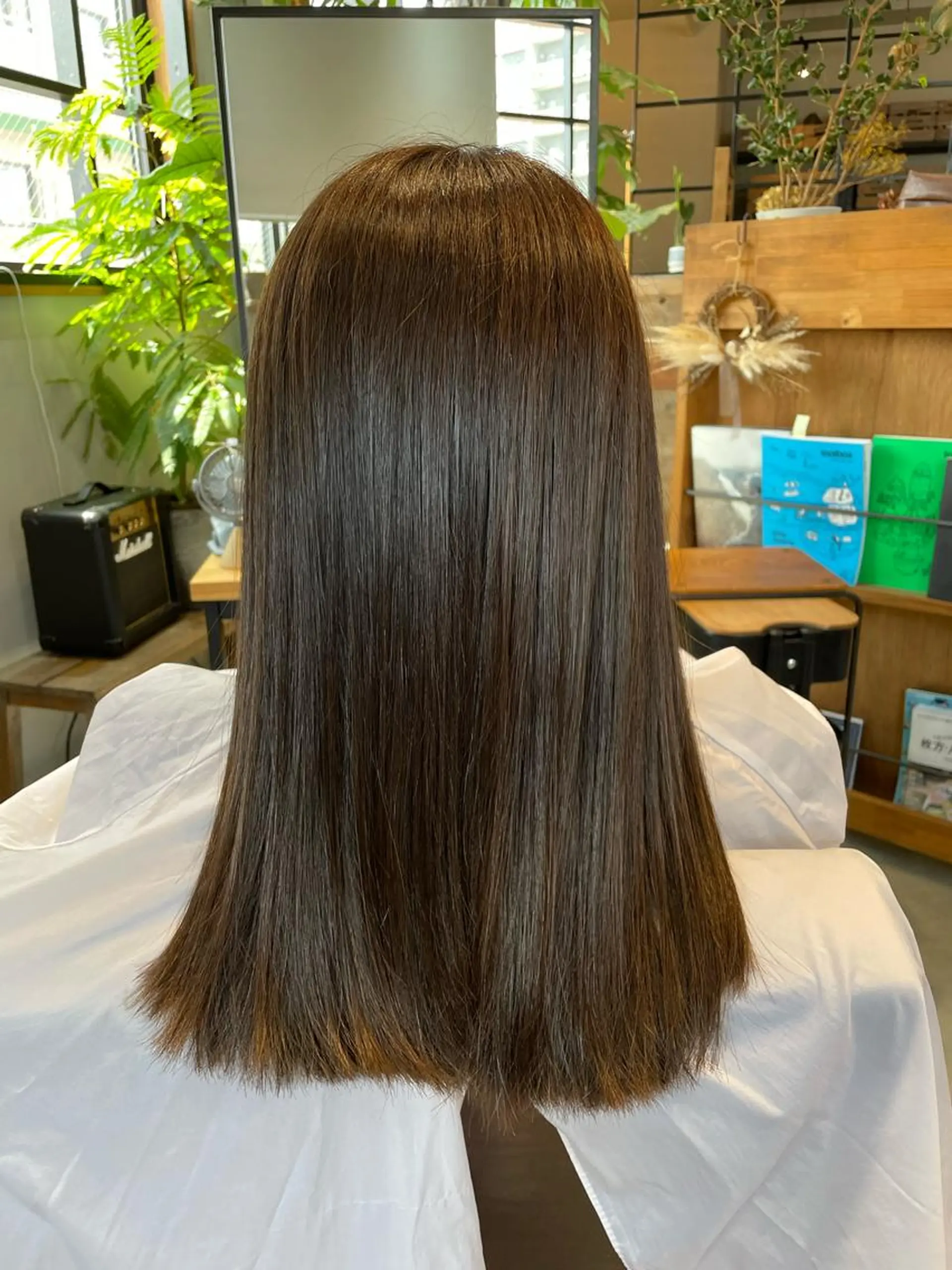 ロング 縮毛矯正 Loma ミレイのヘアスタイル