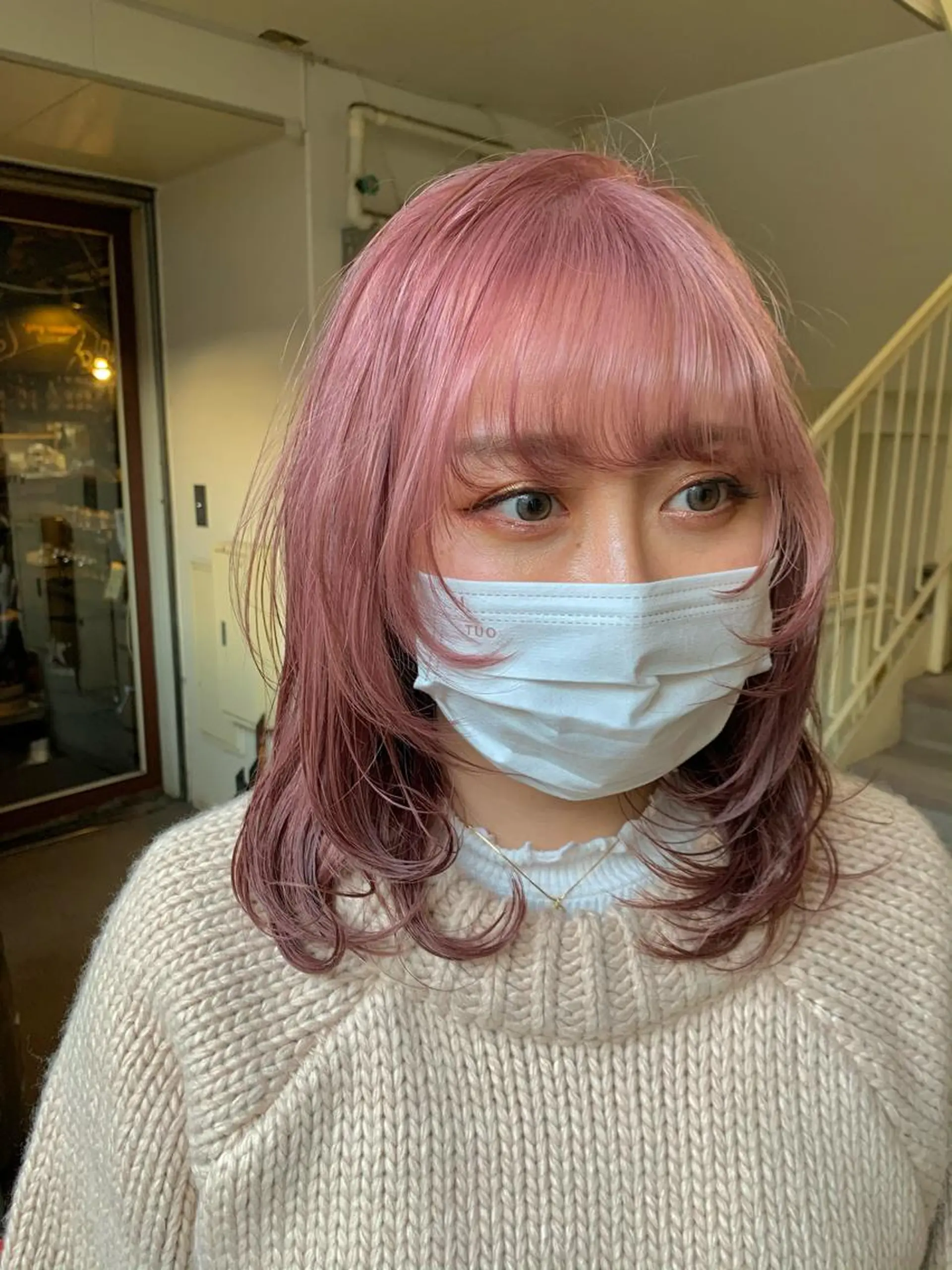 ミディアム カット ヘアカラー トリートメント ヘアセット 🍊 MOEKO🍊のヘアスタイル