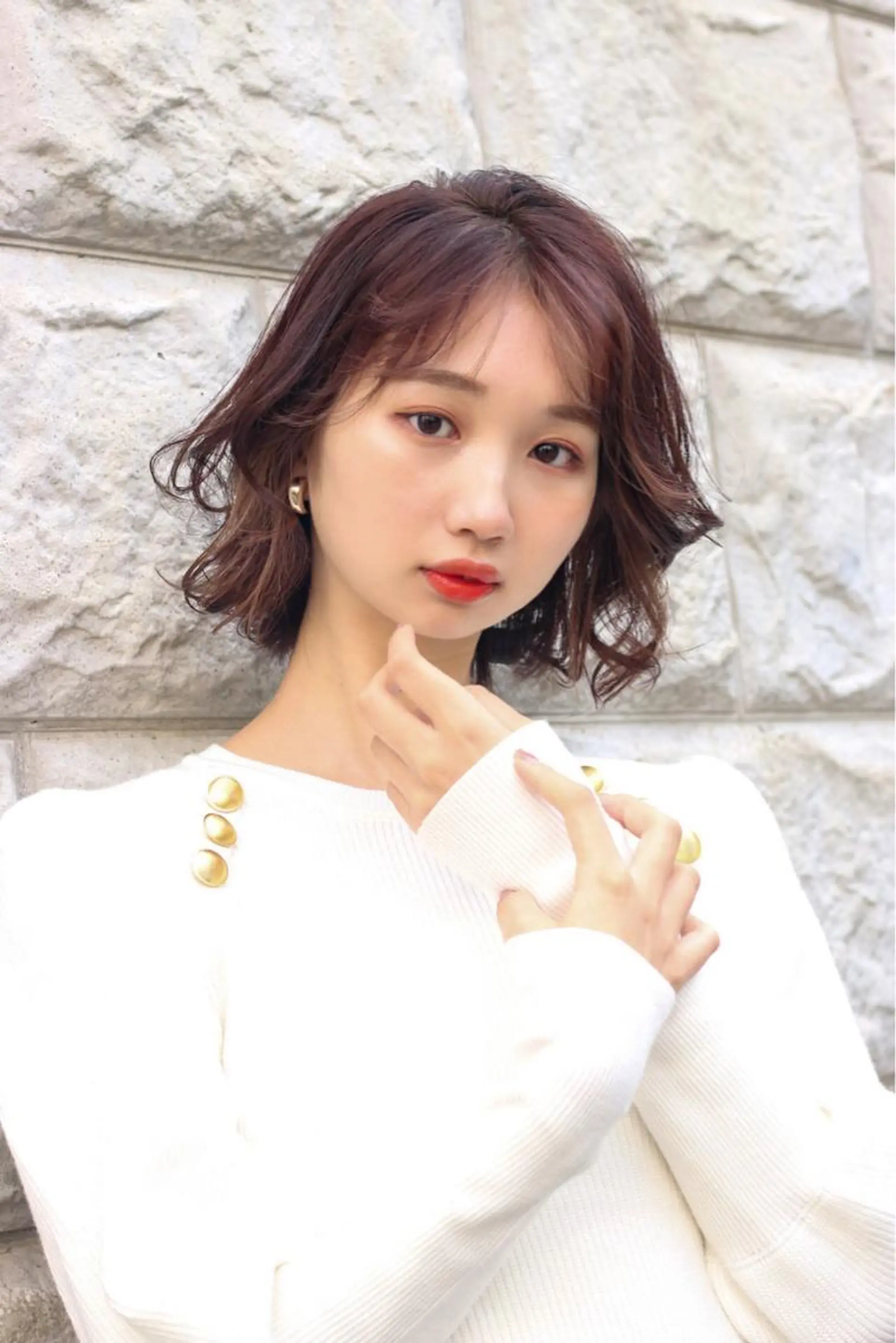 ミディアム カラー カット ヘアカラー トリートメント ヘアセット ✂️似合わせの魔術師 石田一樹✂️のヘアスタイル
