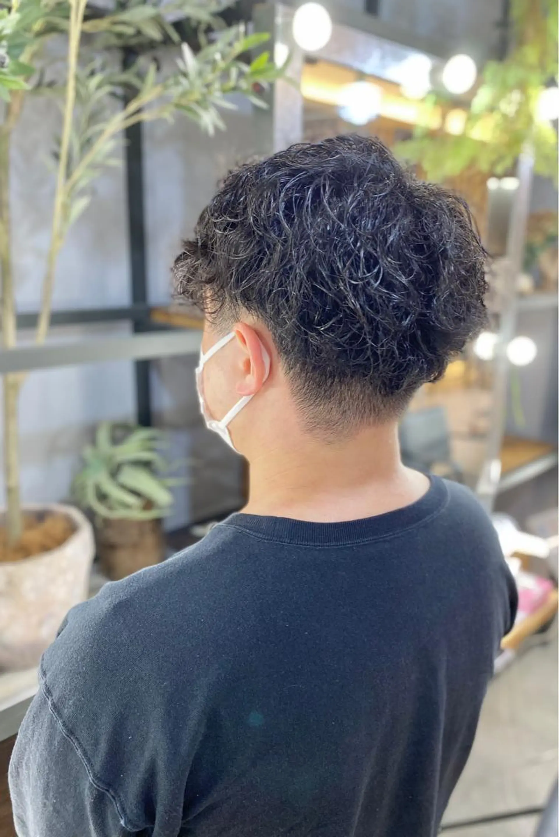 ショート パーマ メンズ 菊地 紗矢のヘアスタイル