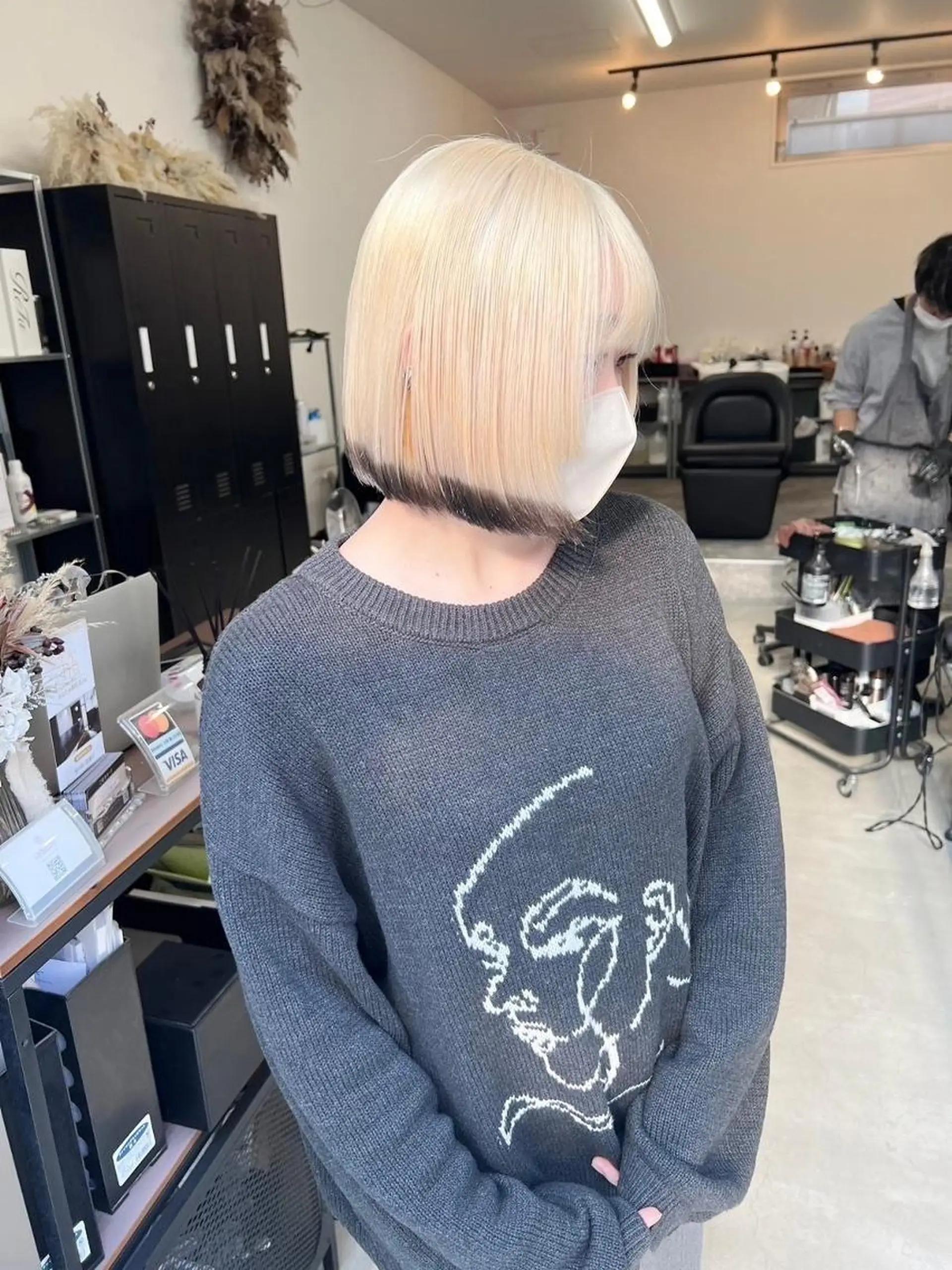 ショート カラー ヘアカラー トリートメント ヘアセット H西梅田所属・カラー専門H西梅田 tagaのヘアスタイル